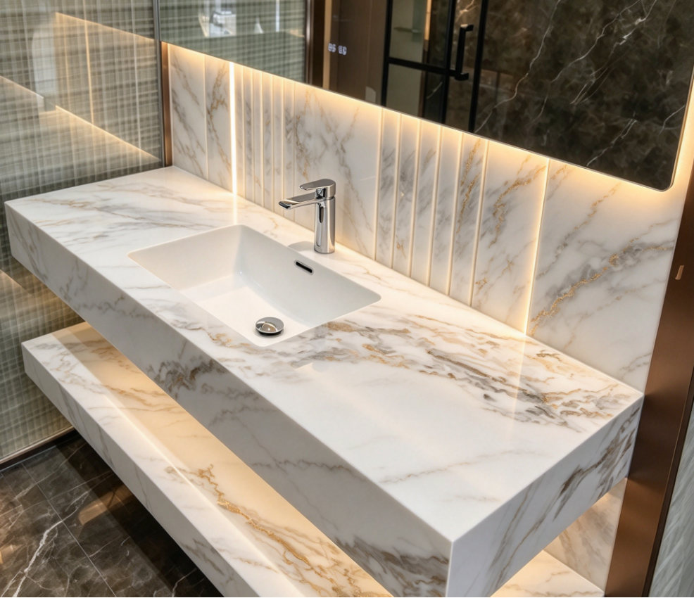 Sintered Stone Vanity Countertop thumbnail 11