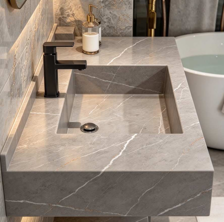 Sintered Stone Vanity Countertop thumbnail 7