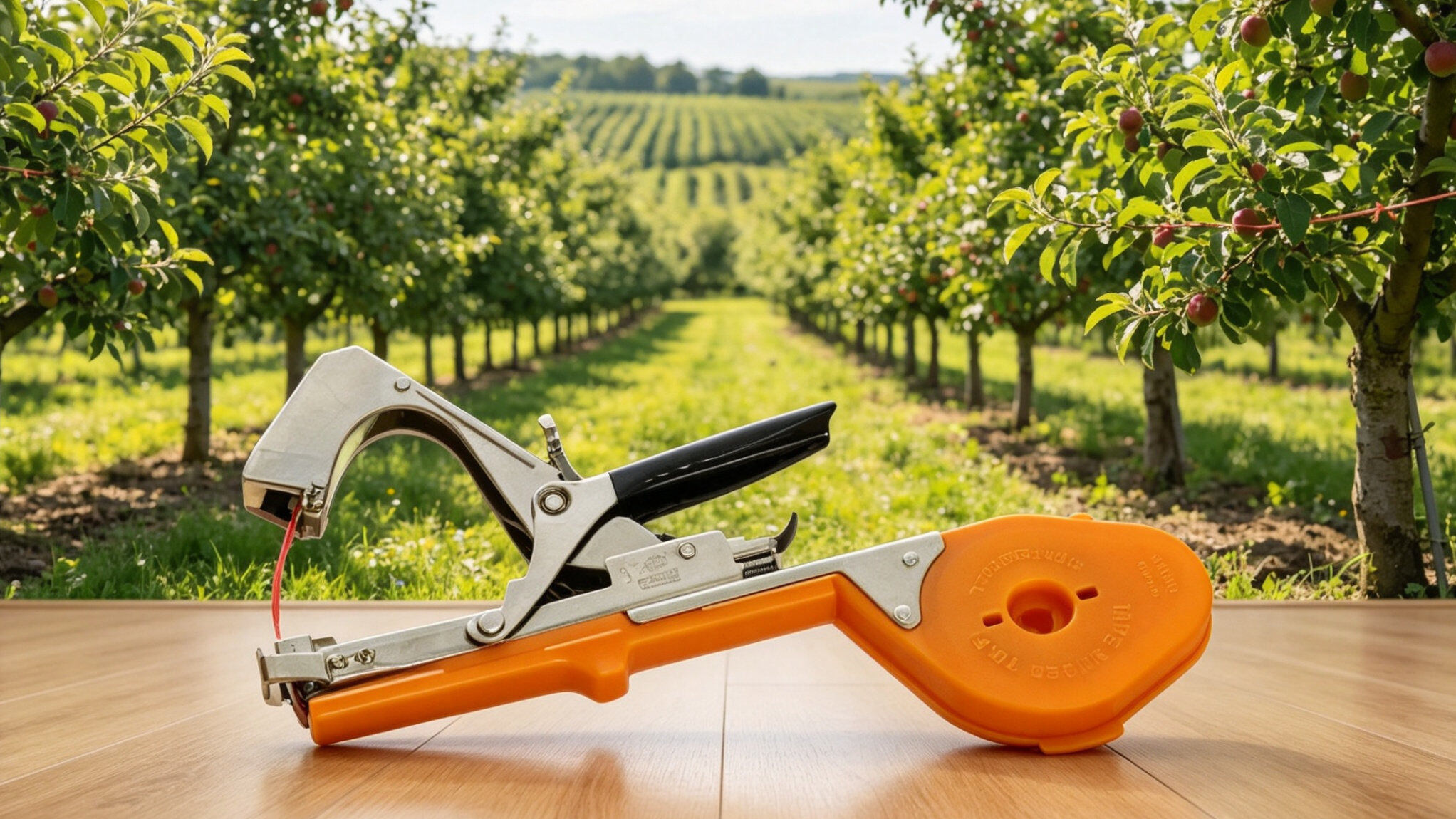 Fruit tree branch-binding machine Garden Plant Tying Machine Twist Tapener Tape Tool for Plant Vine Grapes Raspberries Tomatoes and Vegetables