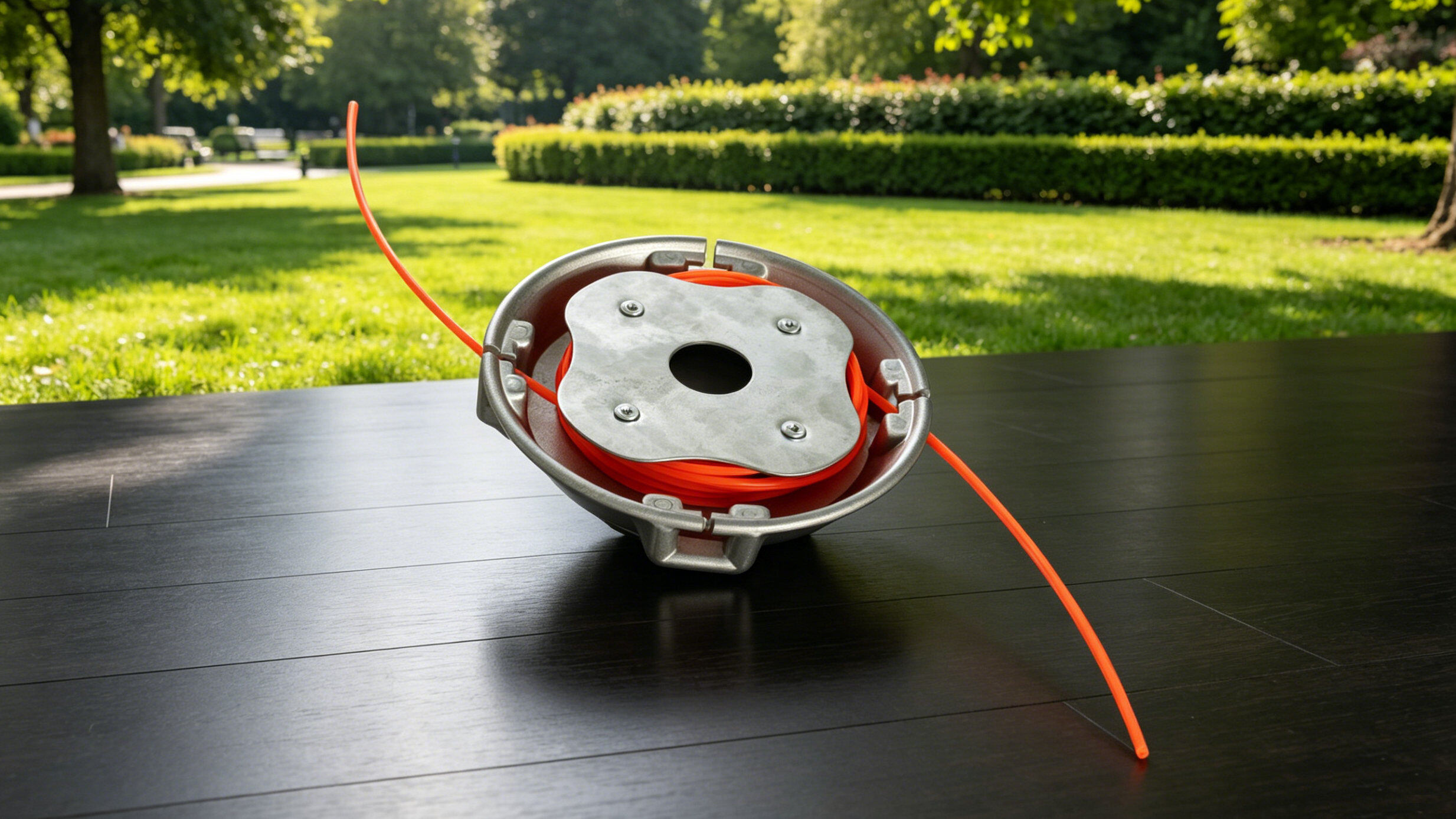 Aluminum Alloy Grass Cutter Trimmer Head Speed Feed String Trimmer Gasoline Brush Cutter Large Disc Trimmer Lawn Mower Garden Accessories Aluminum Cutting Head view 1
