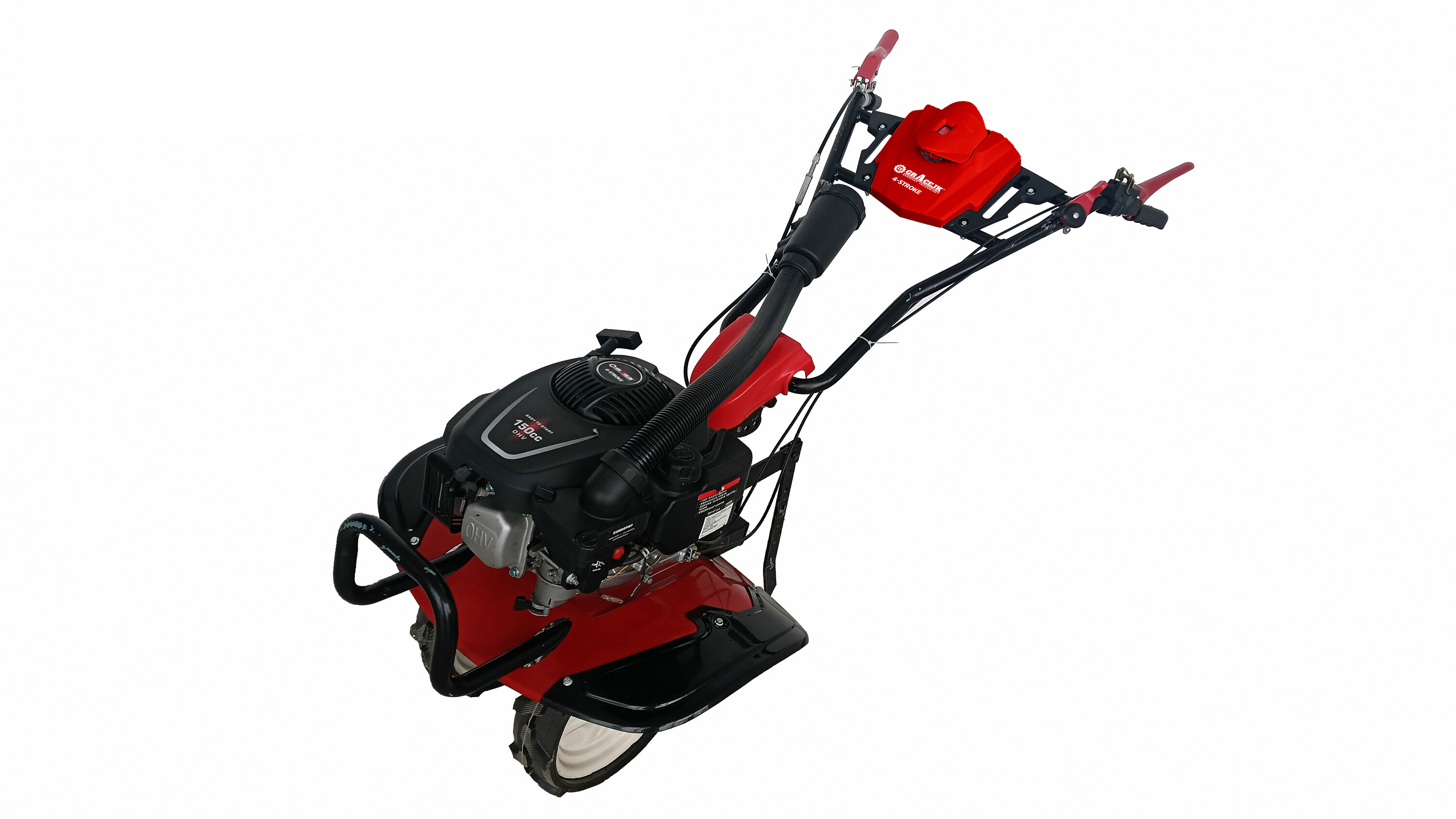 4 Stroke 150cc Hand Push Mini Garden Gasoline Tiller Petrol Cultivator with 6 Blades view 1