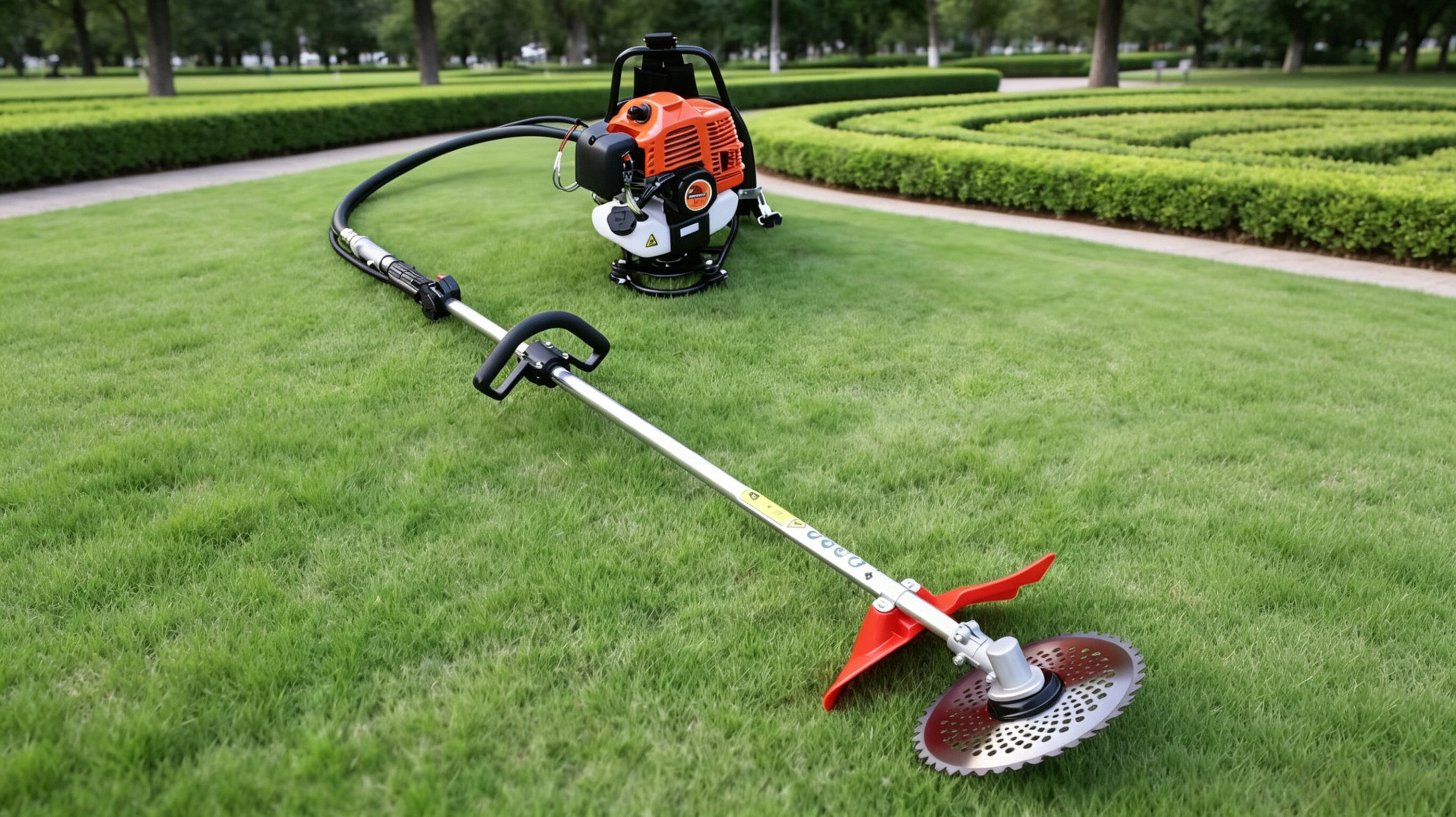 52CC 2 Stroke 2.5HP Professional Heavy Duty Grass Cutting Machine Grass Trimmer Gasoline Brush Cutter view 1