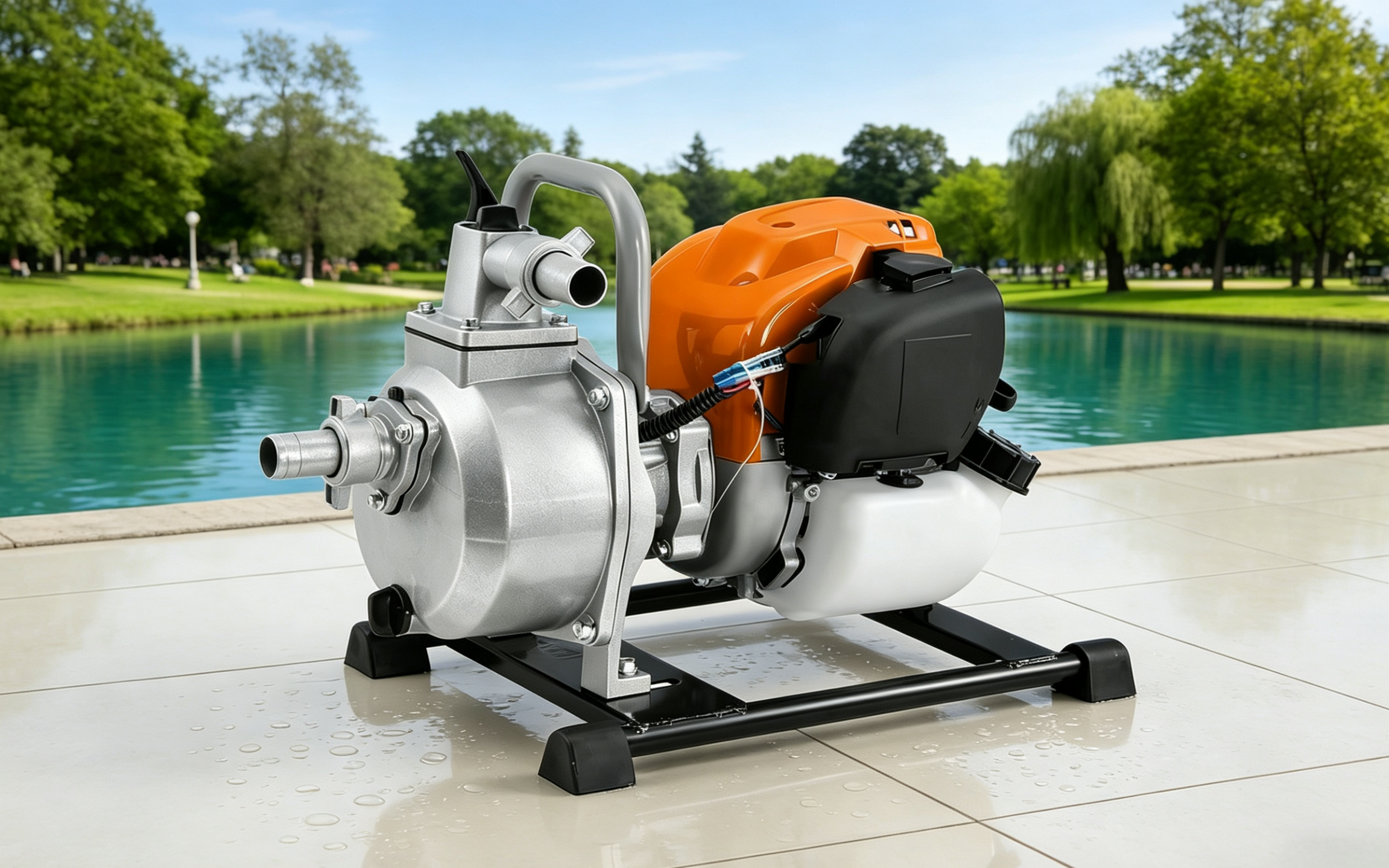 4-Stroke GX35 Mini Water Pump Small Agricultural Pump