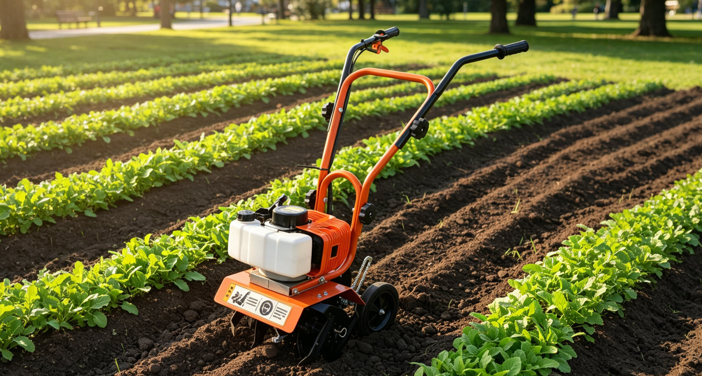 52cc Power Gasoline Garden Rotary Tiller with Multifunctional 2-Stroke Agricultureal Tiller Cultivator Machine