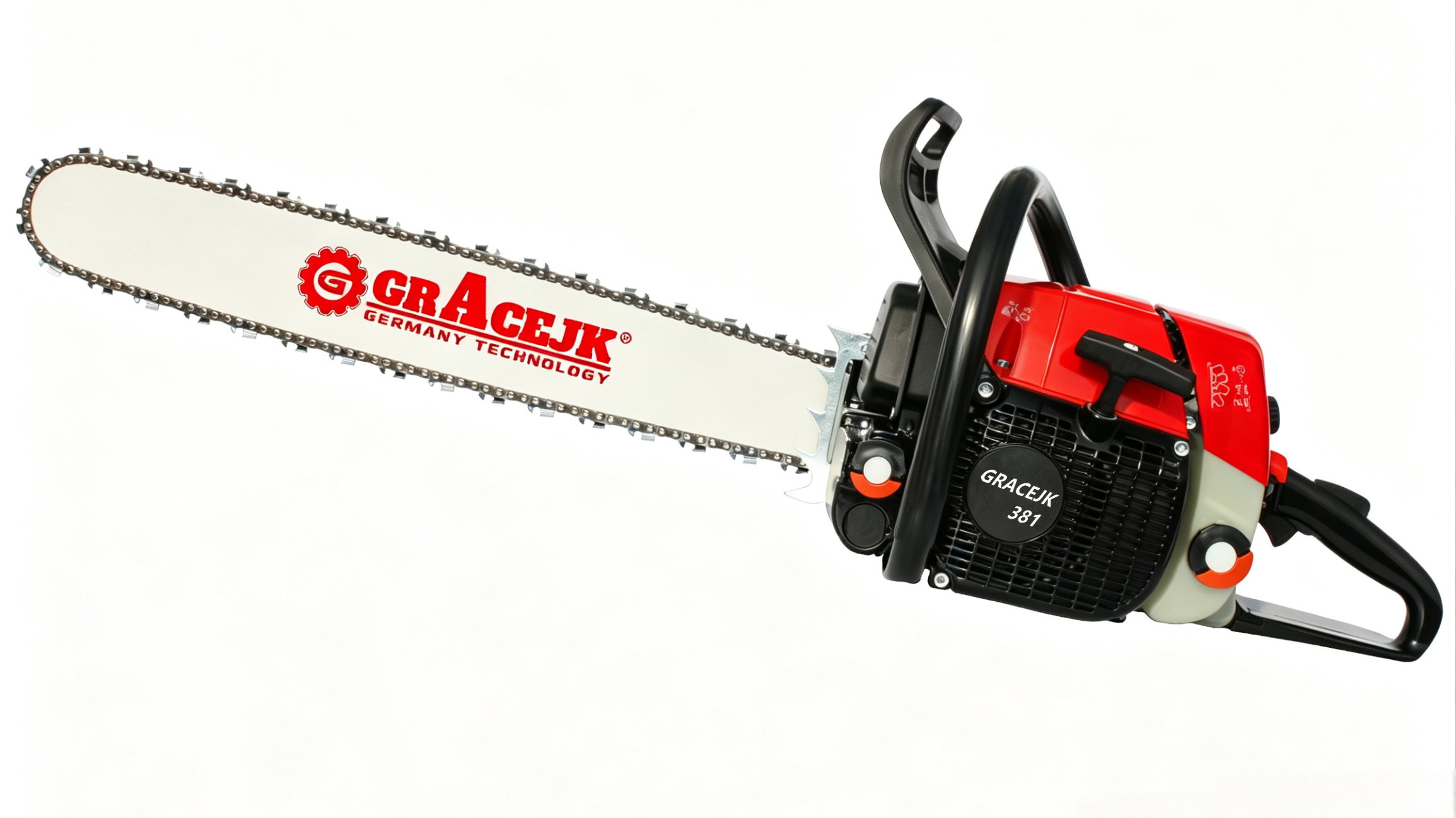 3.9kW Heavy Duty Petrol Chainsaw MS381 Professional Wood Cutting Chainsaw Gasoline Powered