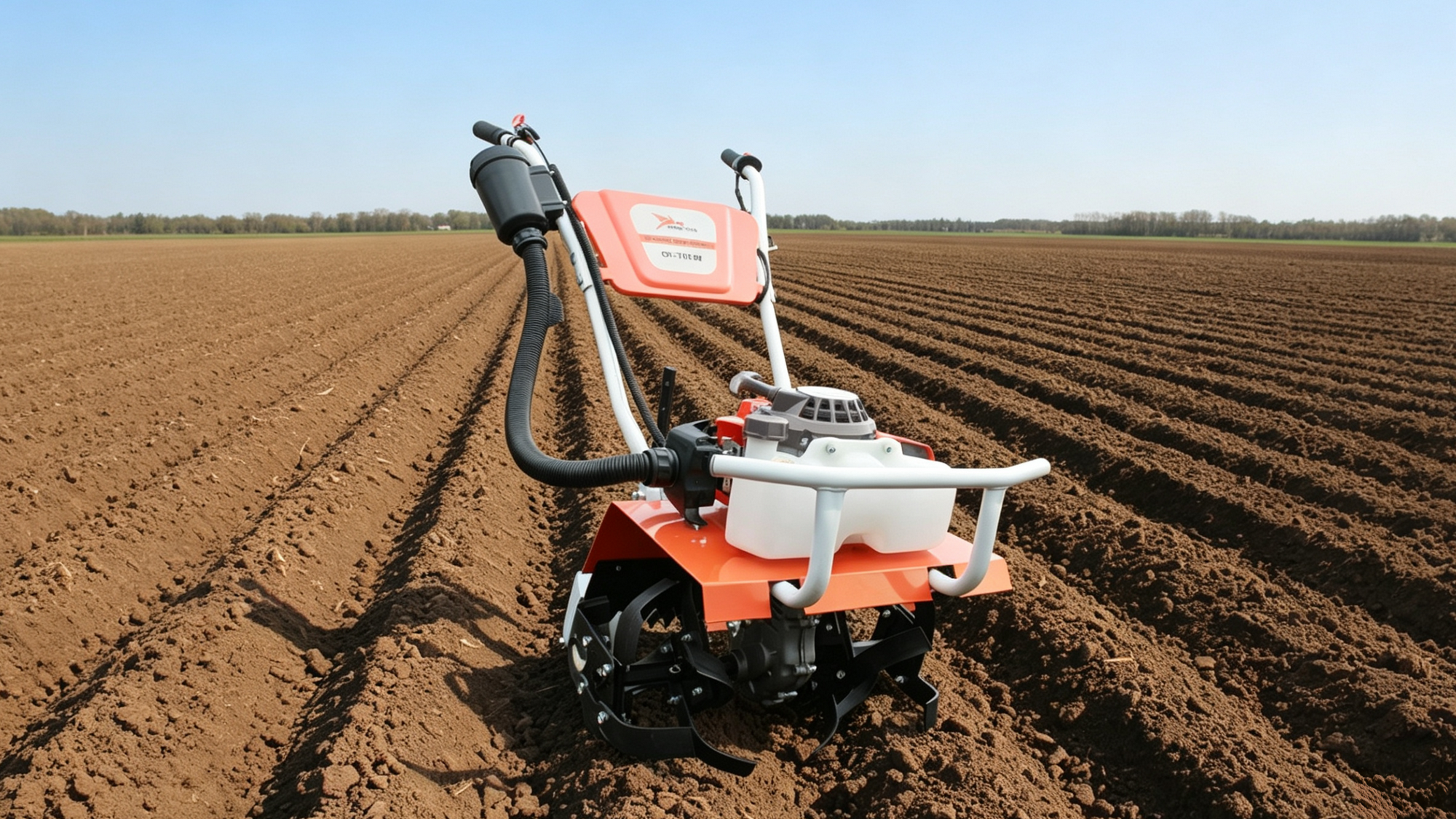 63cc Power Gasoline Garden Rotary Tiller with Multifunctional 2-Stroke Agricultureal Tiller Cultivator Machine view 1