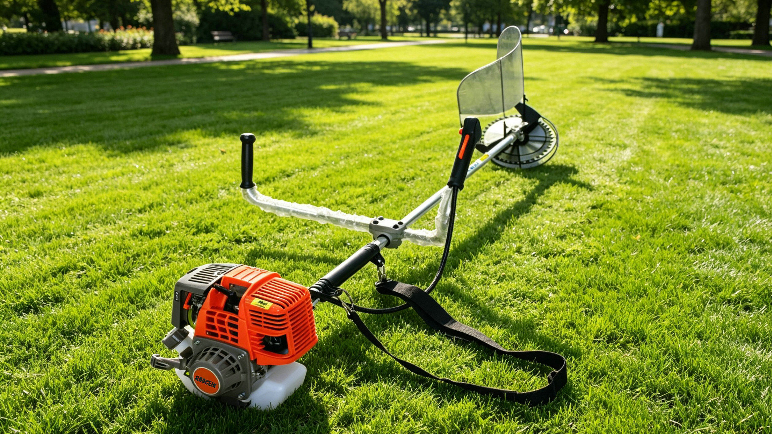 139F 4 Stroke Harvester for Wheat Rice Brush Cutter Grass Trimmer with 40T Metal Blades view 1