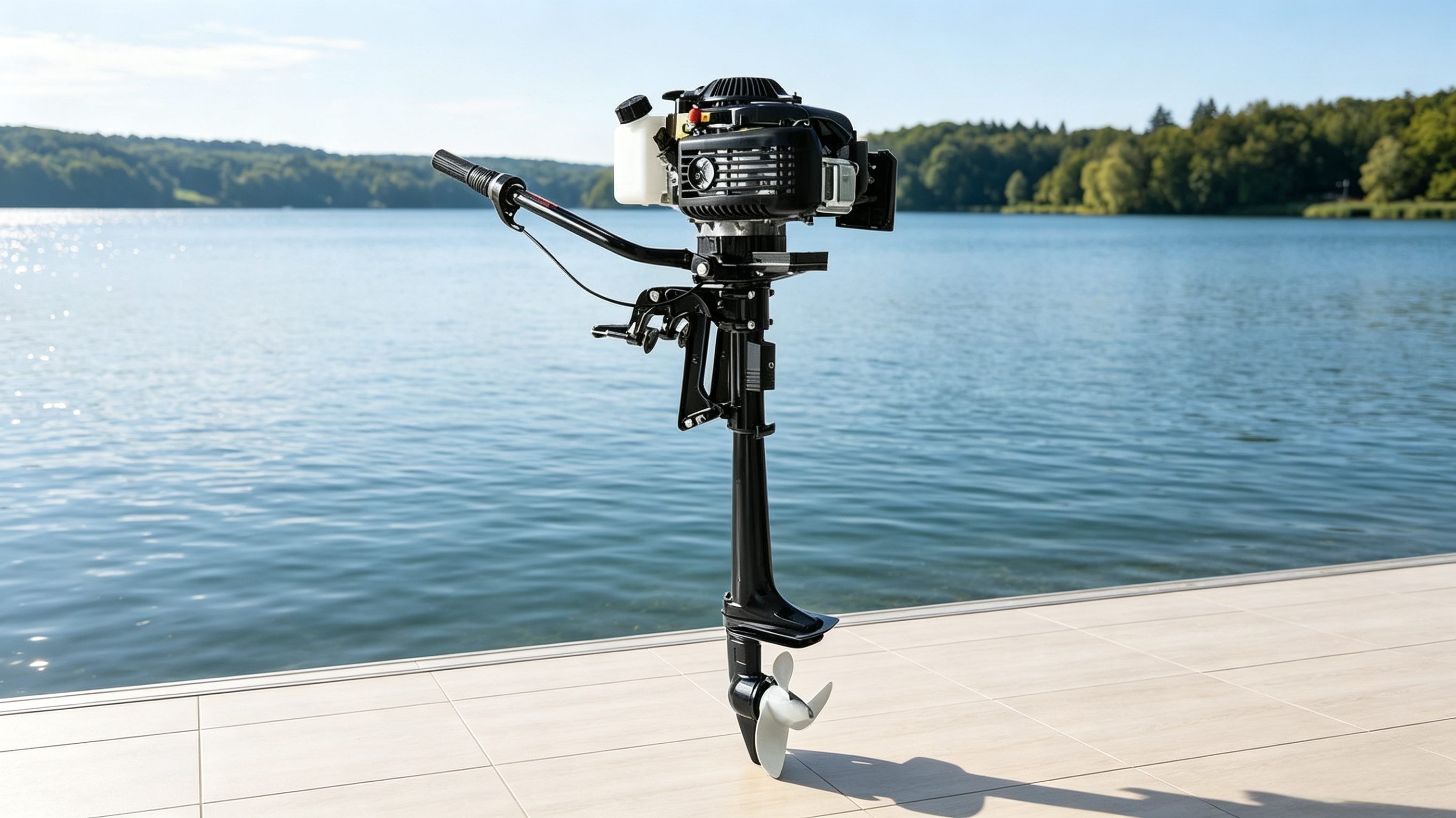 Gasoline Outboard Motor Heavy Type with 55CC 4 Stroke Engine