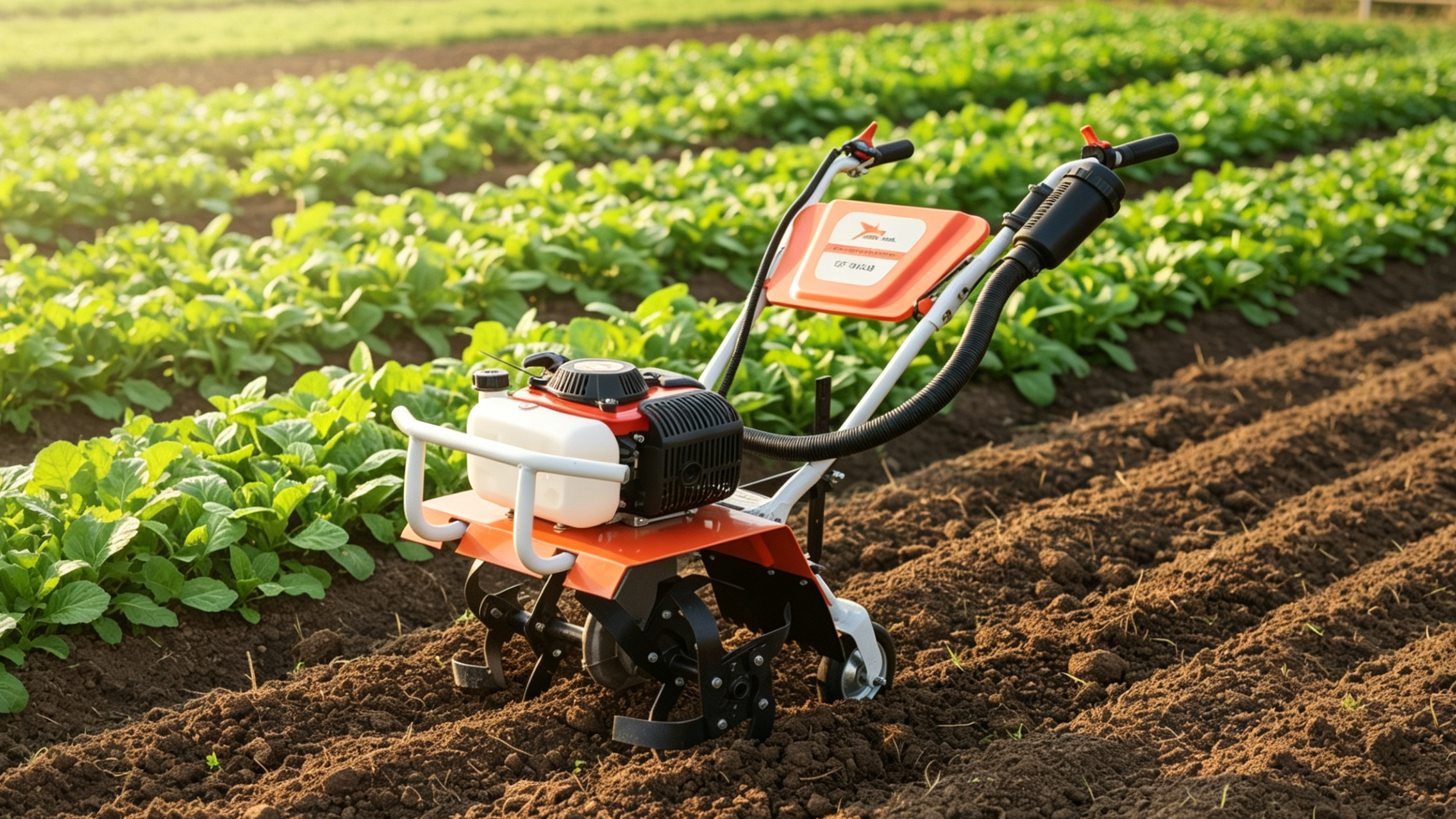 4-Stroke High-Efficiency Mini Power Tiller Machine