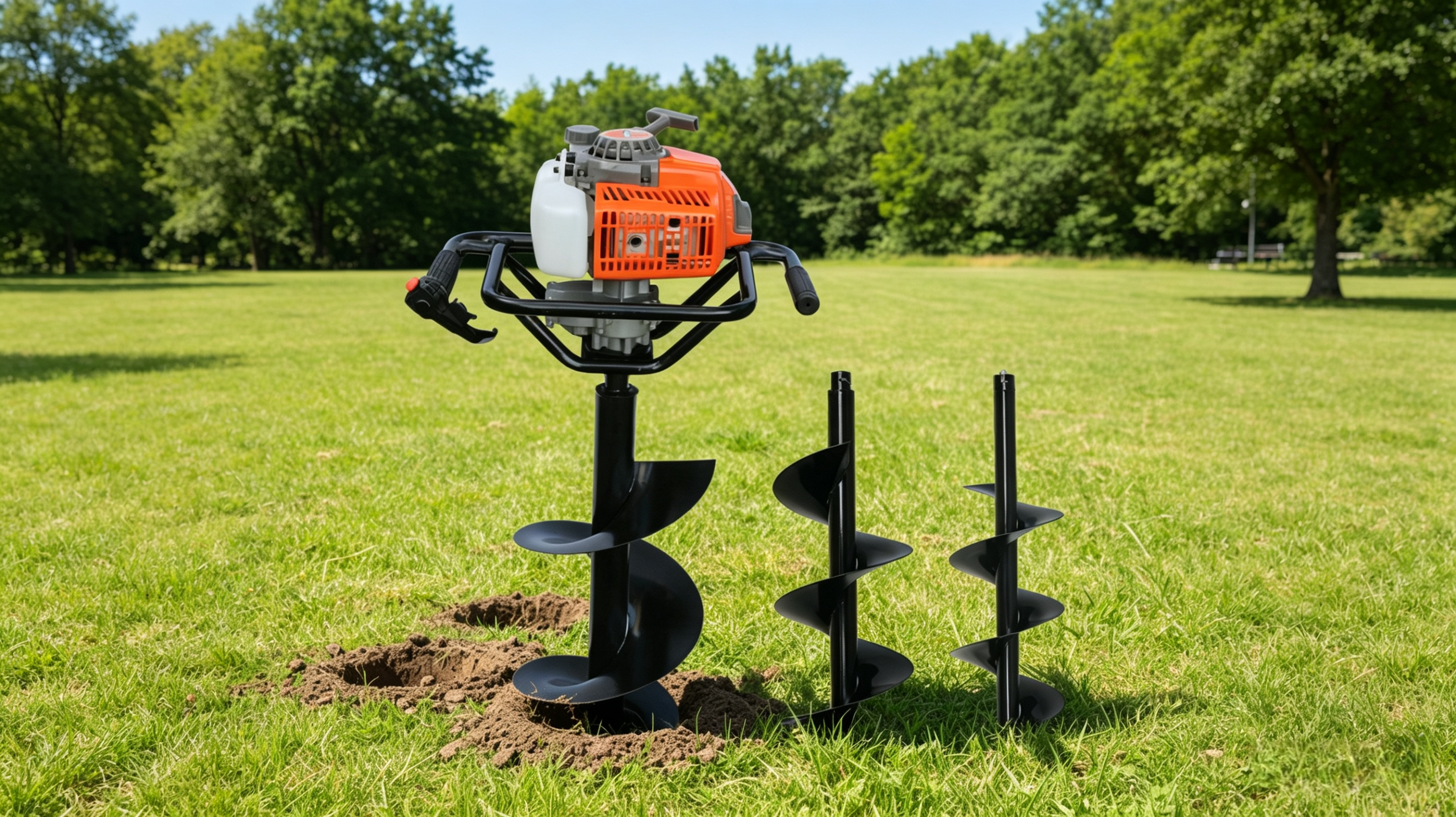 Heavy Duty Professional 68CC Gasoline Earth Auger Ground Drill view 1