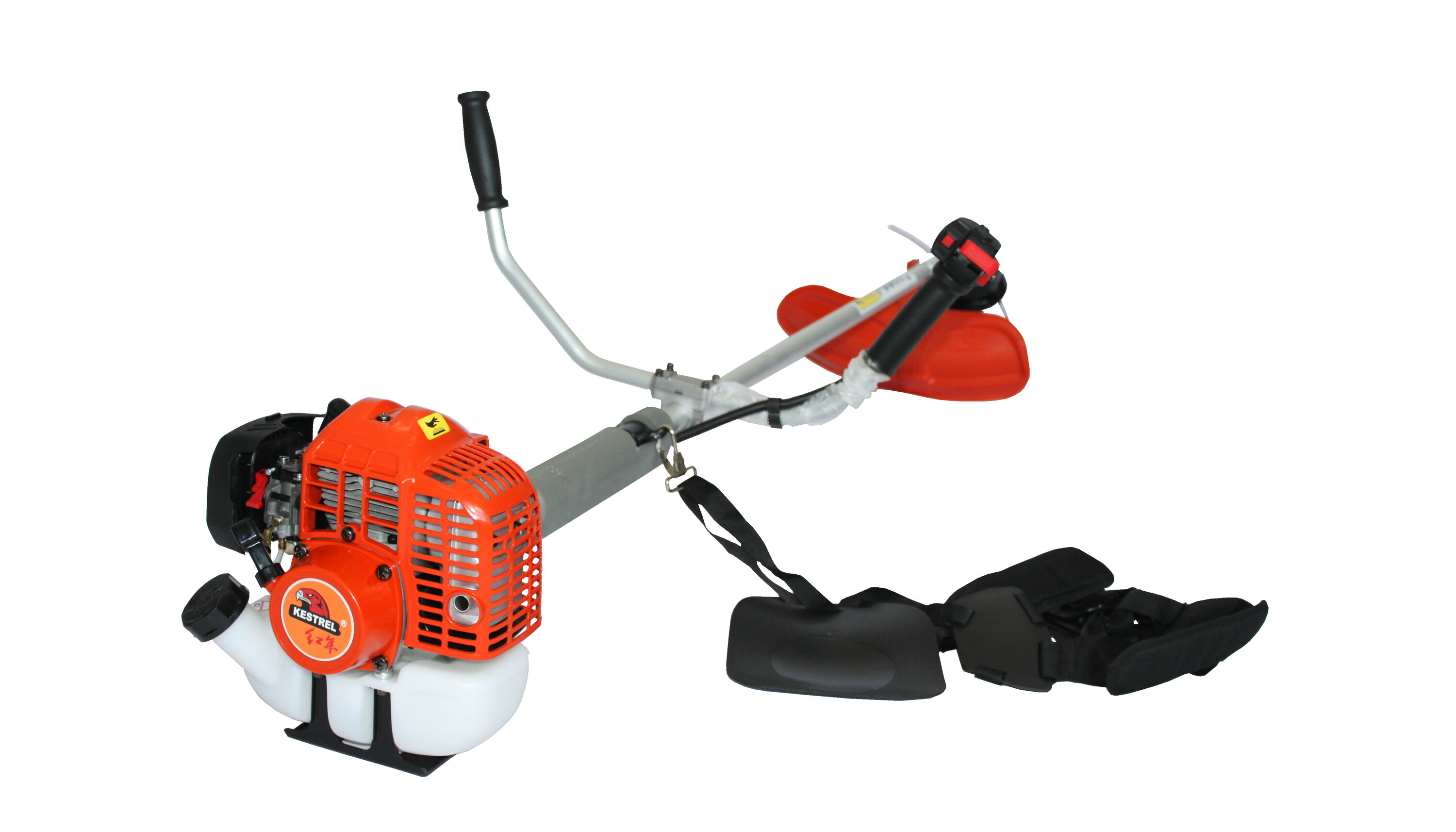 GRACEJK 41.5cc Professional 2-Stroke Petrol Brush Cutter 143R Garden Grass Cutter with All Spare Parts