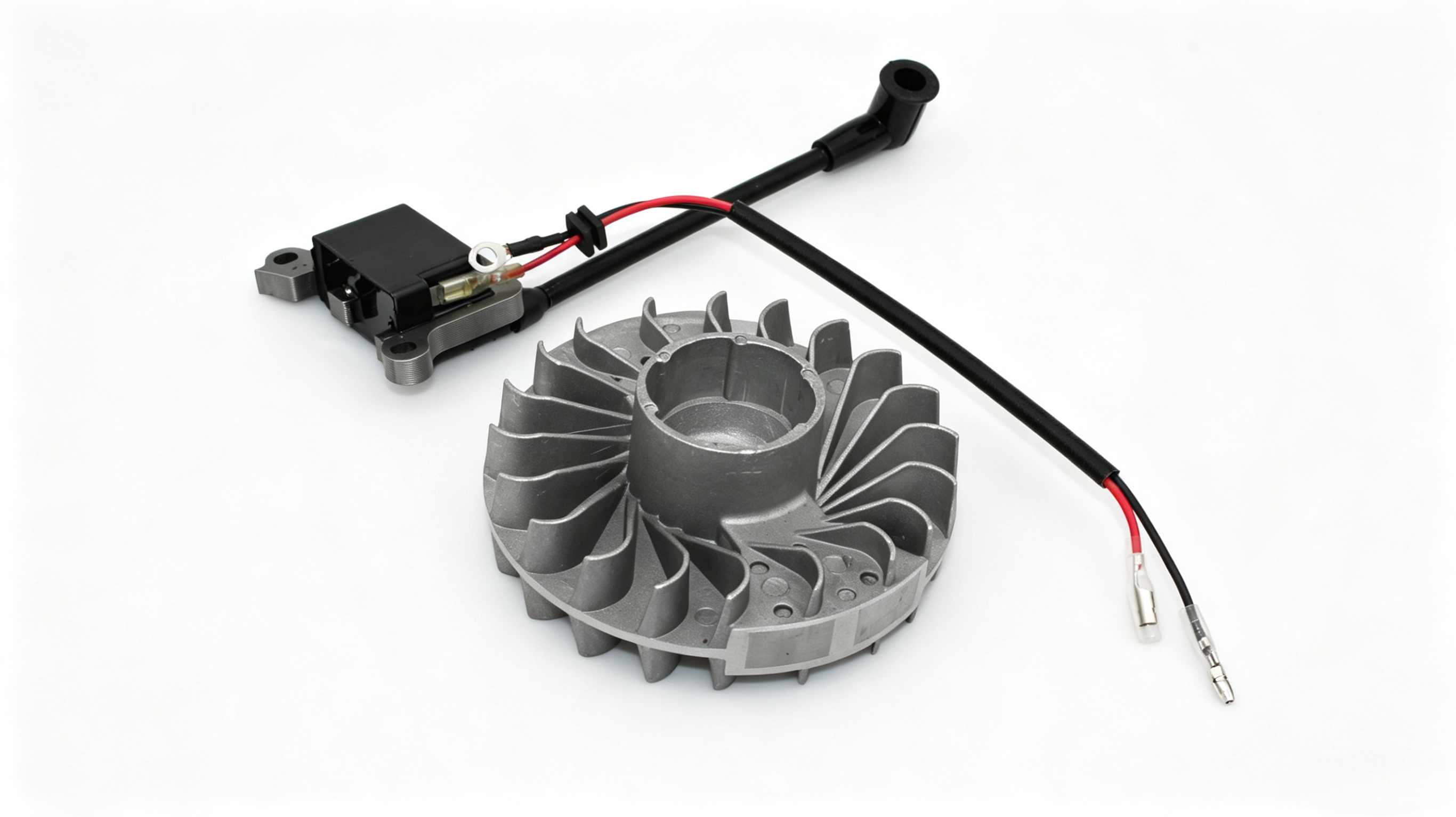 1E48F Engine Spare Parts Flywheel and Ignition Coil
