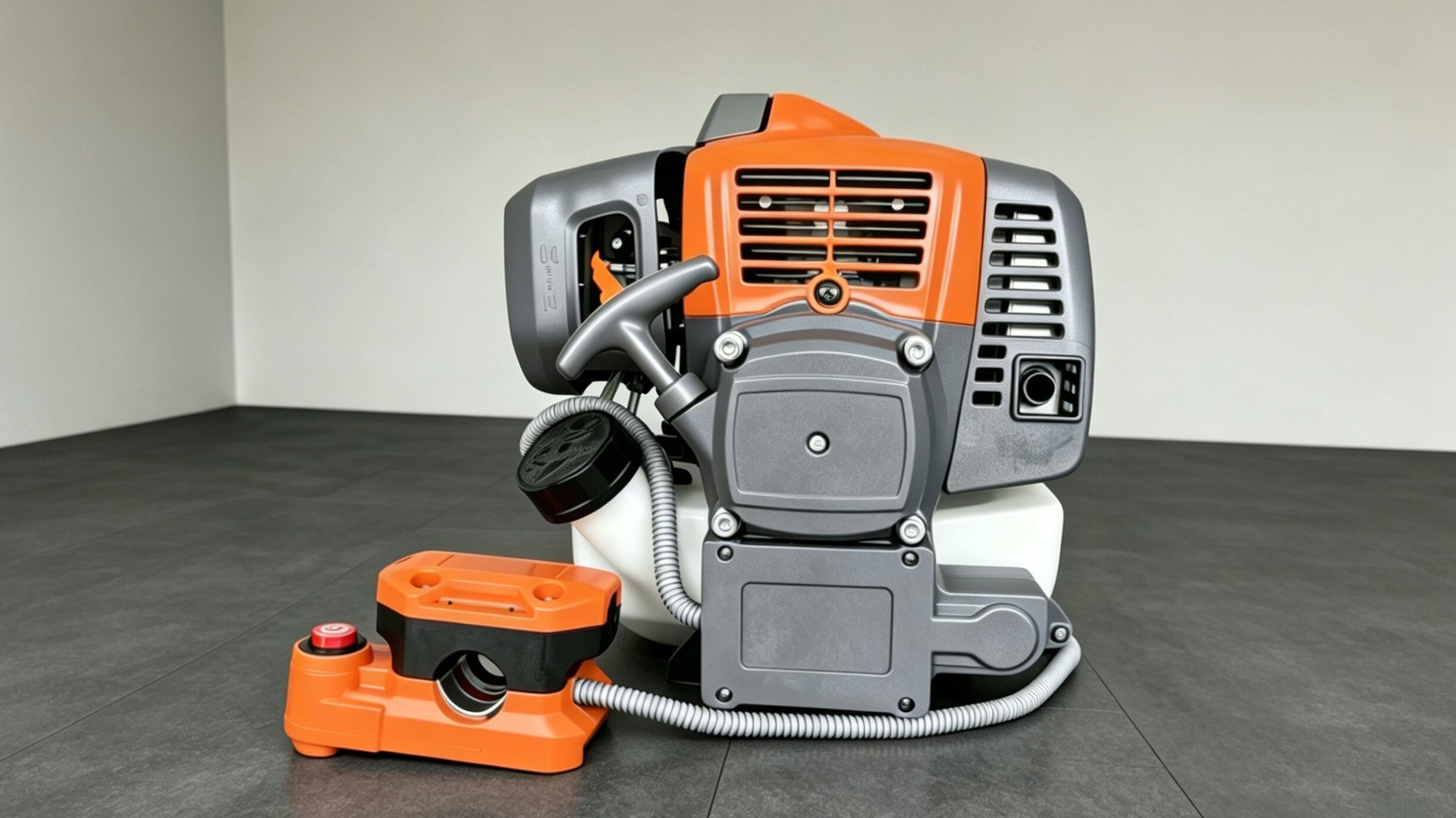 Hand pulled recoil start and electric start 41.5cc Professional 2-Stroke Petrol Engine 541RS 541RST view 1