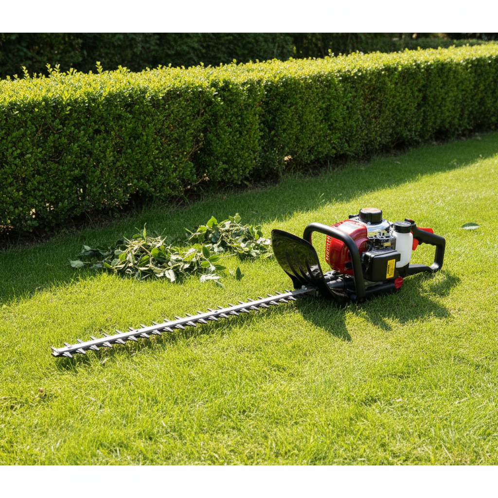 2 Stroke 0.8kw Hedge Trimmer China with 22.5cc Gasoline Engine