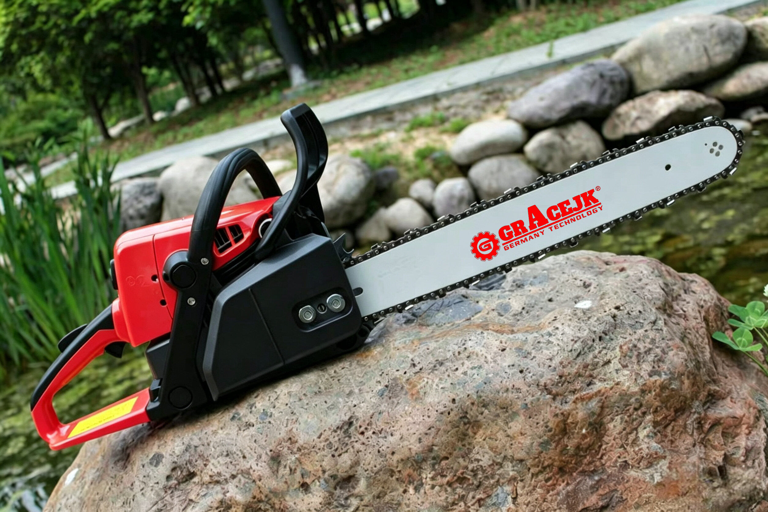 45.5cc GRACEJK G250 Chainsaw Professional MS250 025 2-Stroke Petrol Gasoline Chainsaw