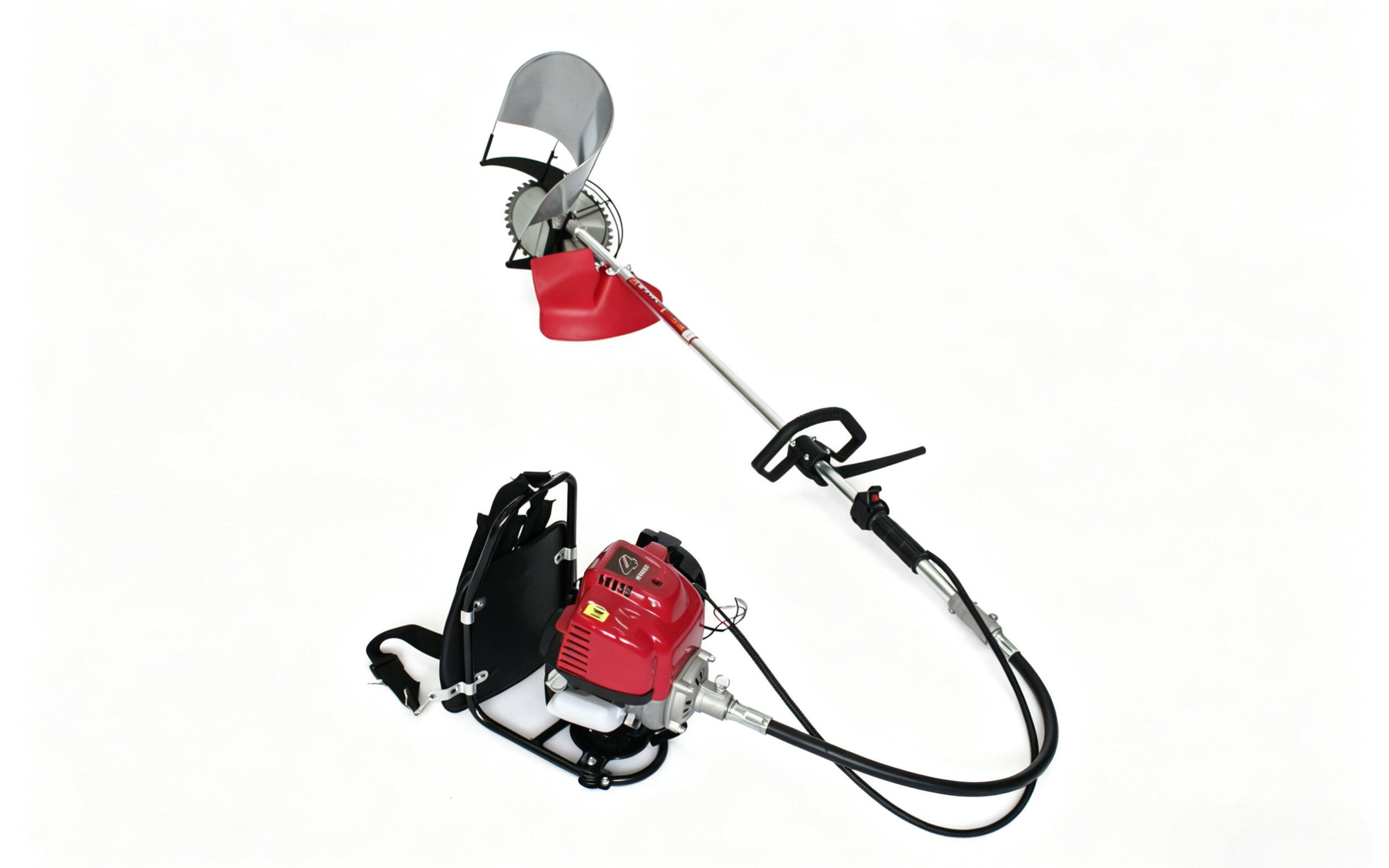 35..8CC 4 Stroke Backpack Harvester for Wheat Rice Brush Cutter Grass Trimmer with 40T Metal Blades view 1