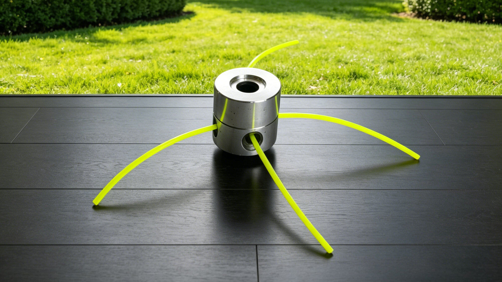 Aluminum Alloy Trimmer Head with 4 Square Trimmer Line Grass Cutting Head Brush cutter Spare Parts view 1