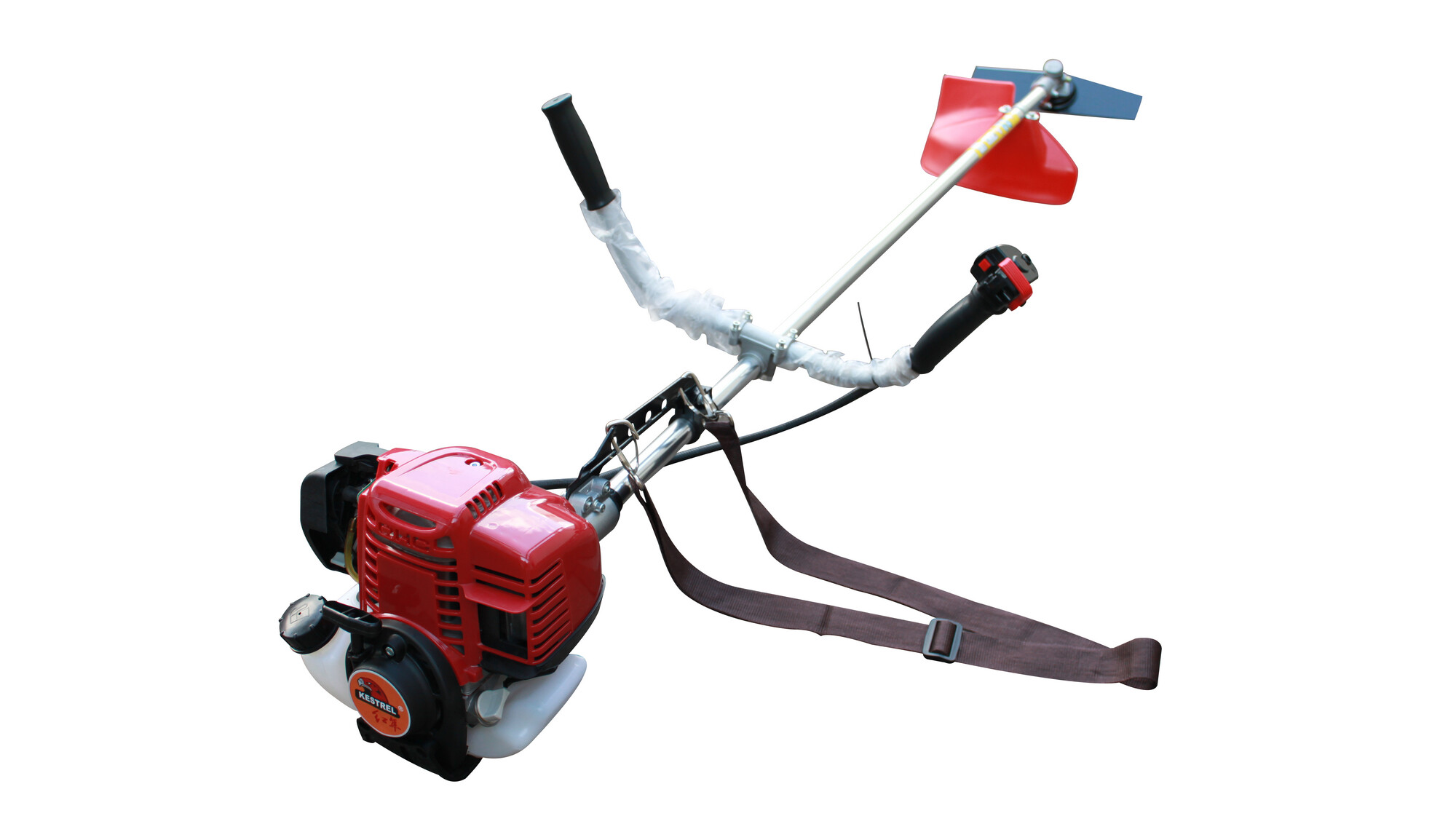 GX35 4 Stroke Engine Straight Shaft Brush Cutter Grass Trimmer with Metal Blades