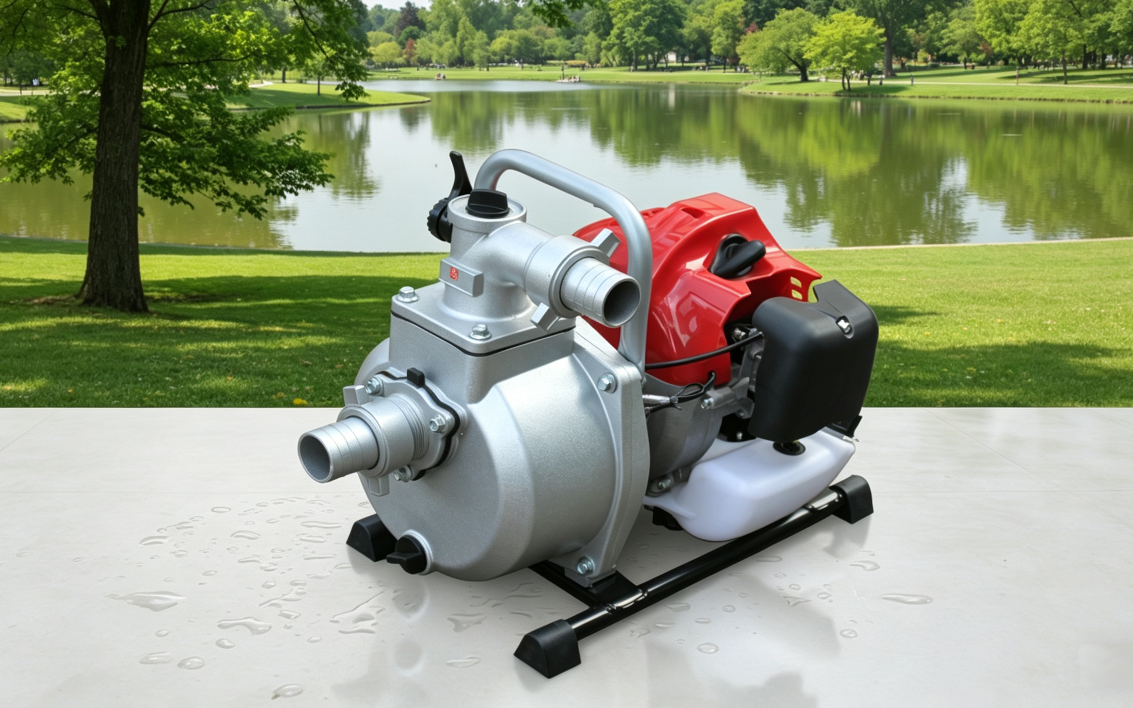 2-Stroke 52CC Mini Water Pump Small Agricultural Pump