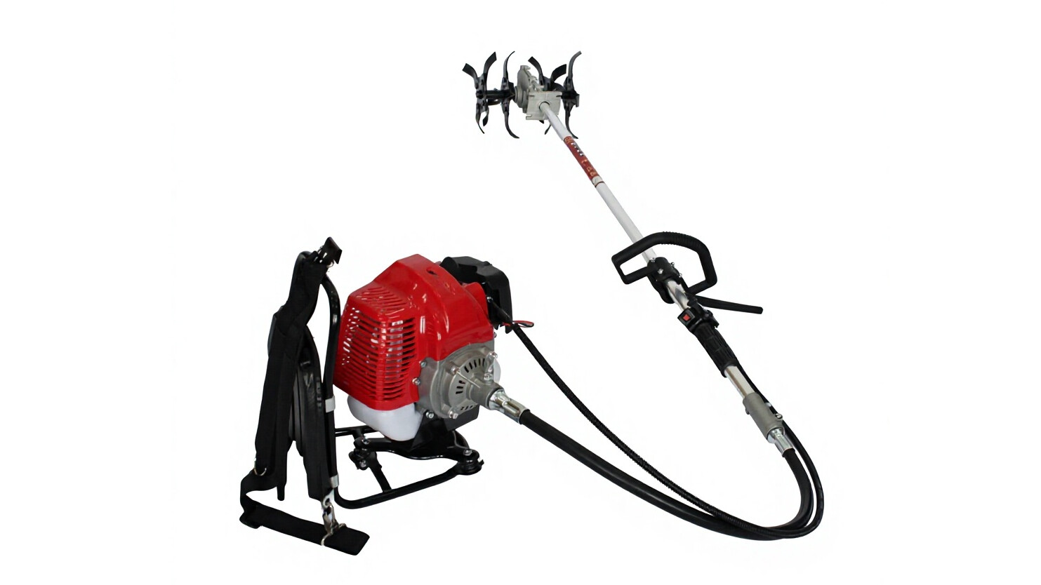 52cc Power Gasoline Garden Rotary Tiller Backpack Multifunctional 2-Stroke Agricultureal Tiller Cultivator Machine view 1