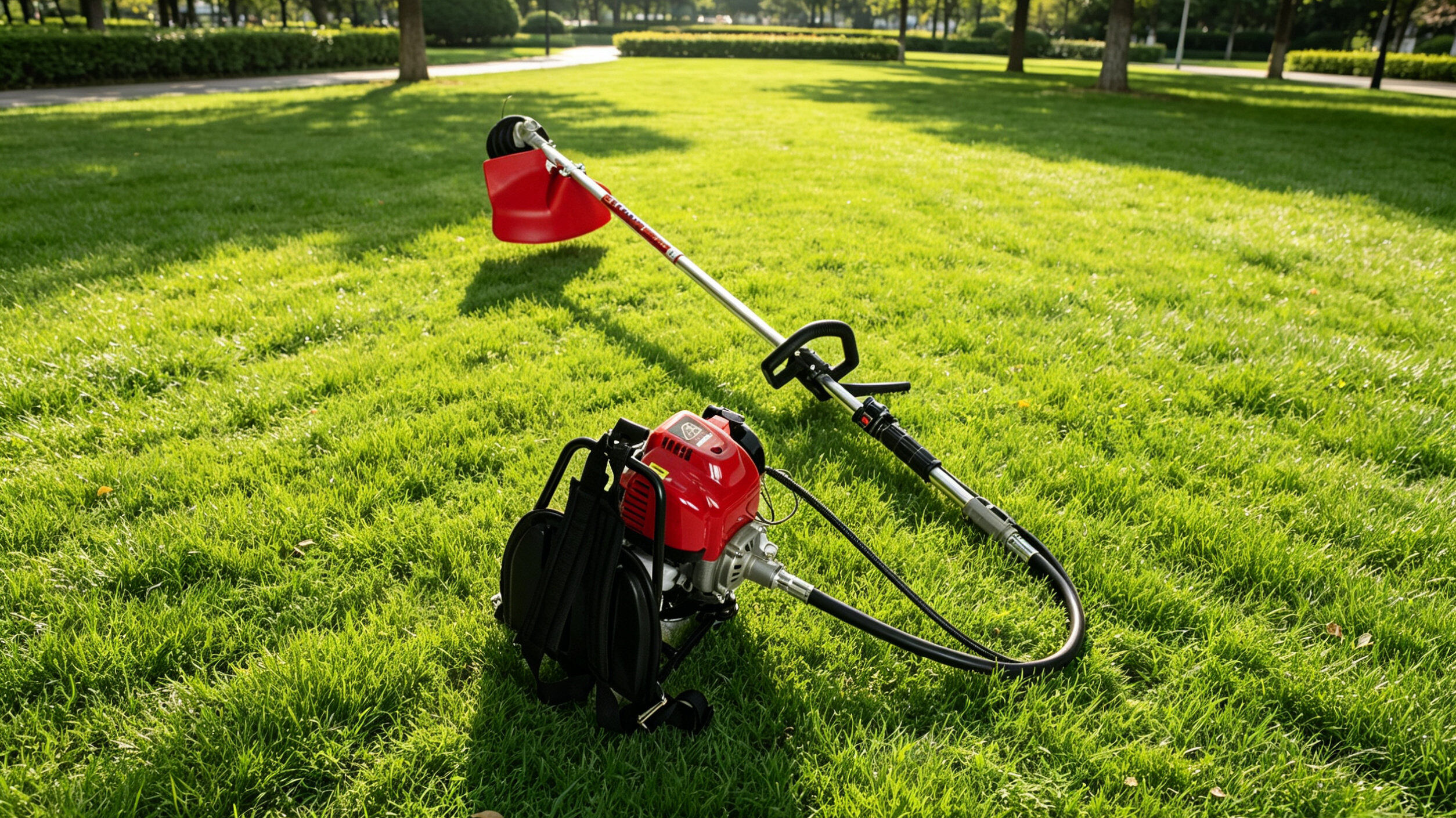 Backpack GX35 4 Stroke Engine Brush Cutter Grass Trimmer with Metal Blades