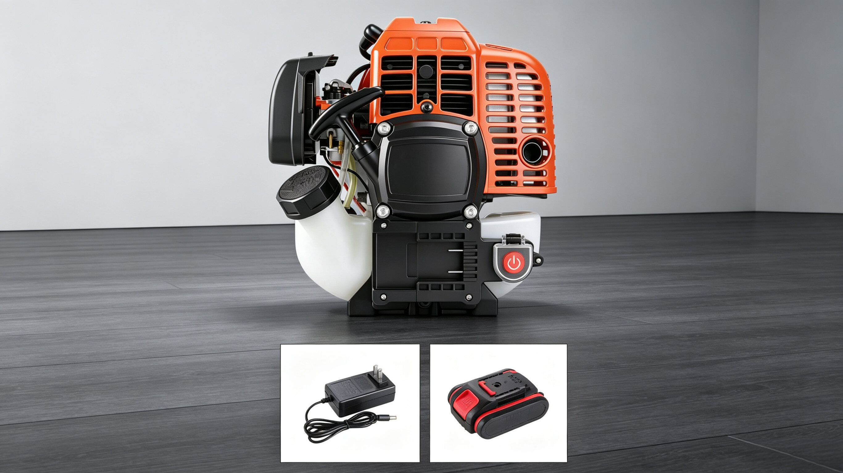 Hand pulled recoil start and electric start 41.5cc Professional 2-Stroke Petrol Engine 143R