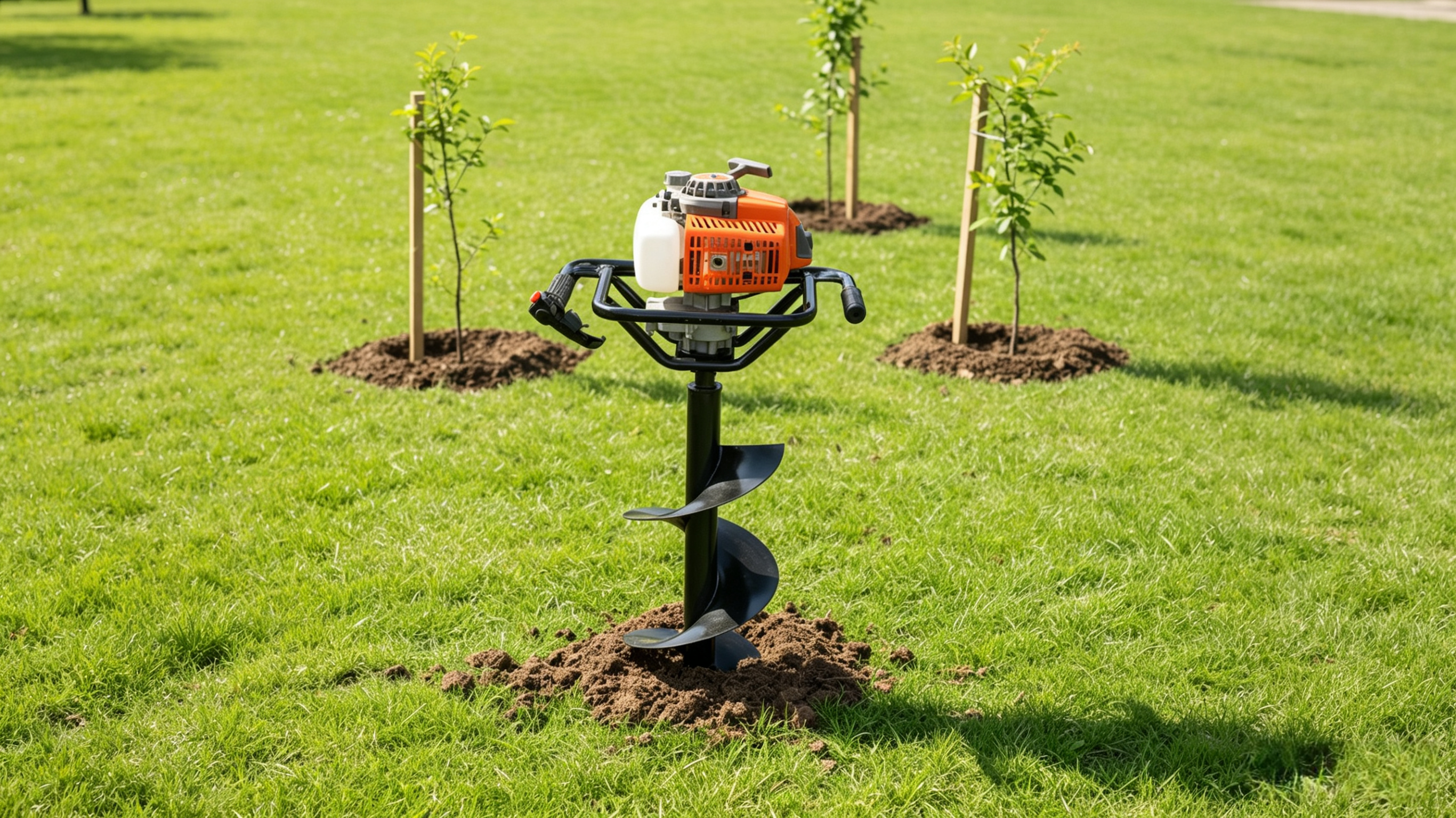 Heavy Duty Professional 68CC Gasoline Earth Auger Ground Drill