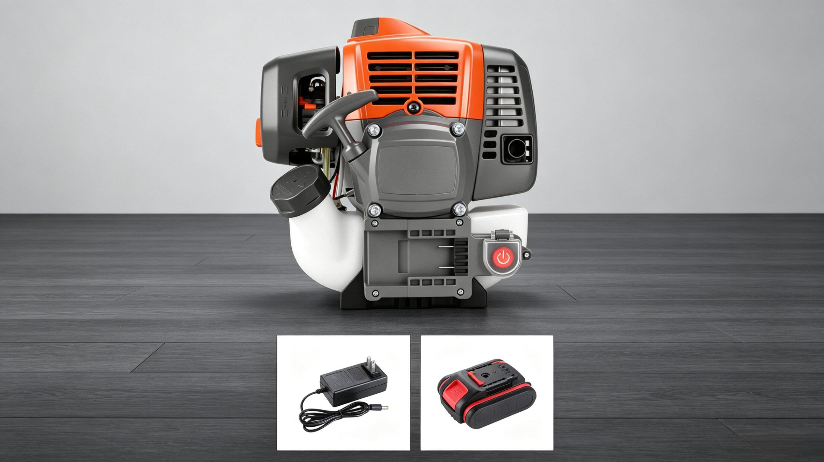 Hand pulled recoil start and electric start 41.5cc Professional 2-Stroke Petrol Engine 541RS 541RST