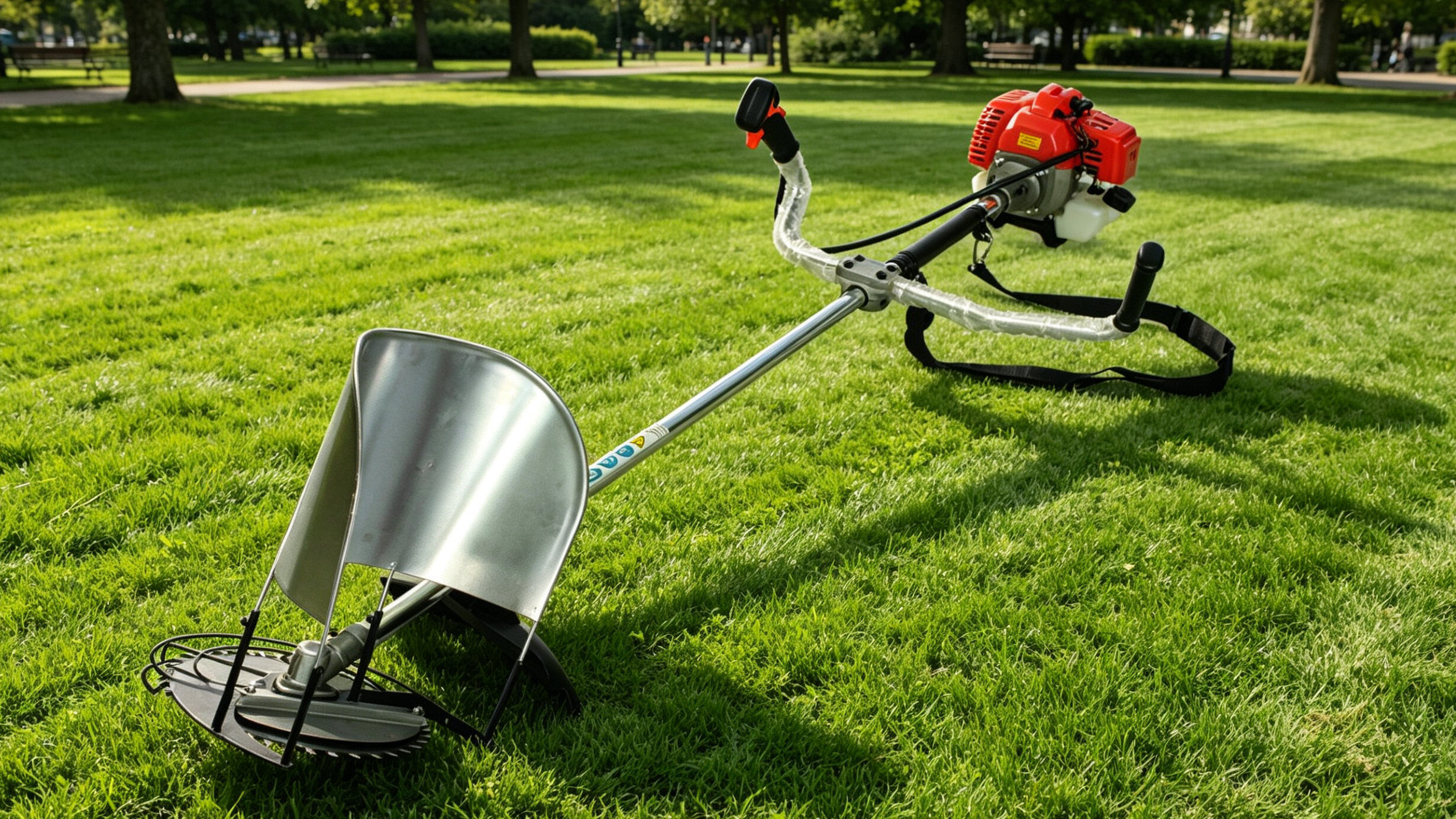 2 Stroke 52CC Harvester for Wheat Rice Brush Cutter Grass Trimmer with 40T Metal Blades view 1