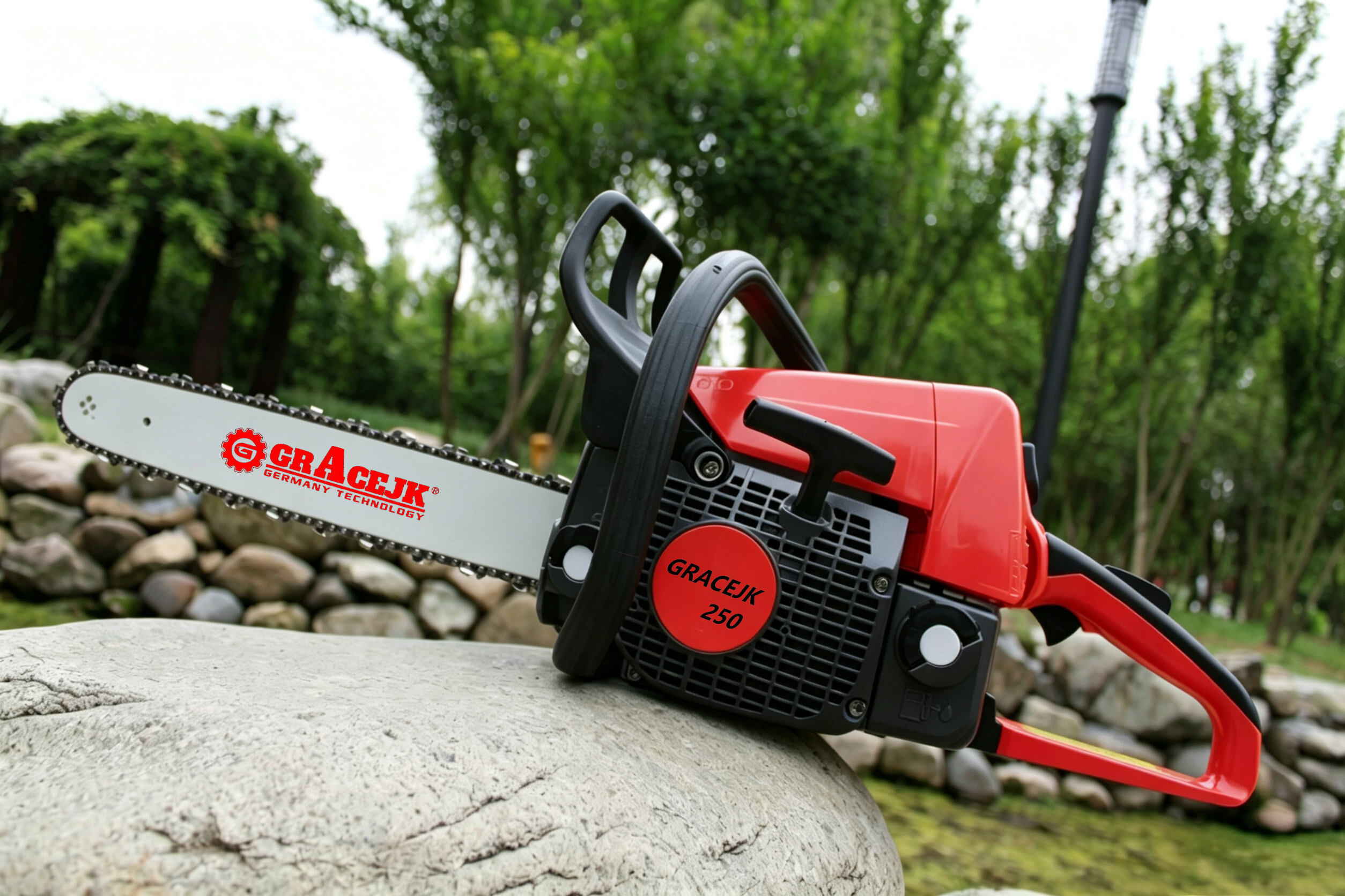 45.5cc GRACEJK G250 Chainsaw Professional MS250 025 2-Stroke Petrol Gasoline Chainsaw