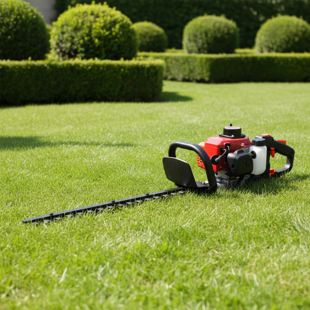 Powerful 22.5cc Gasoline Dual Blades Hedge Trimmer for Efficient Plant-Pruning