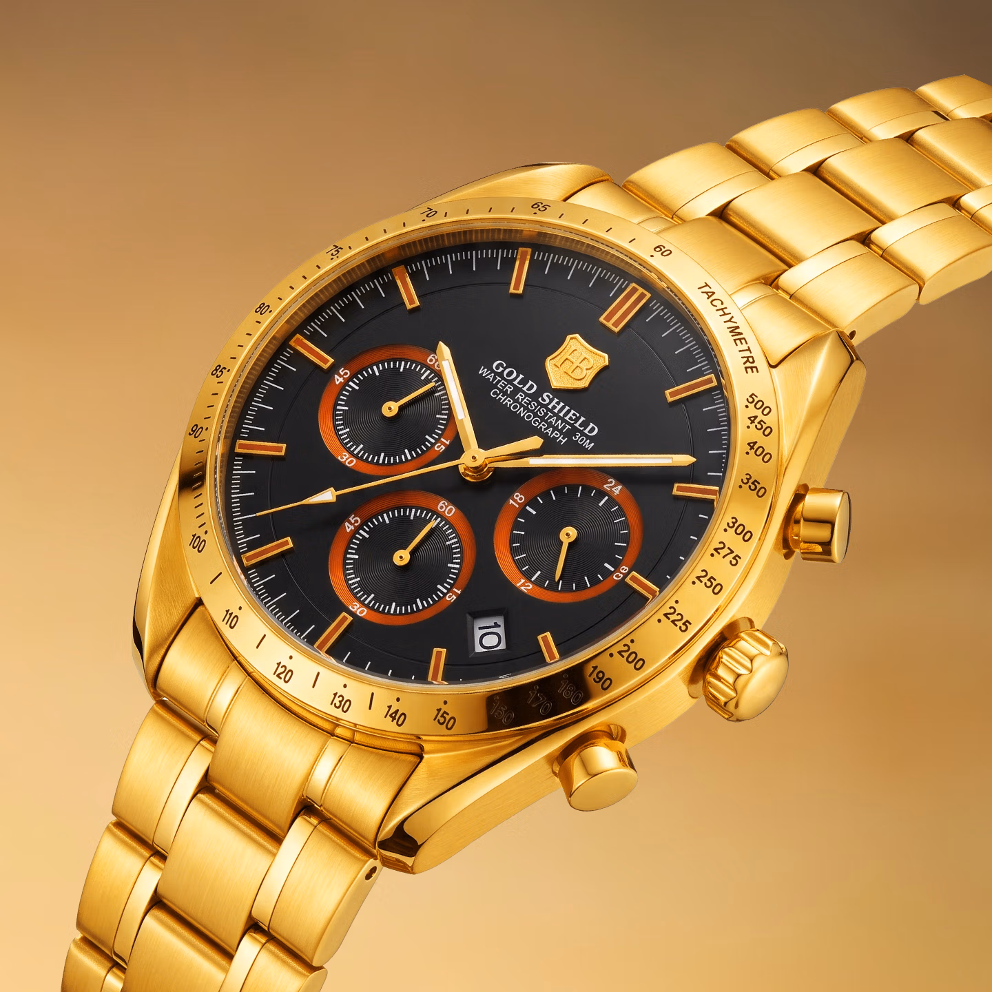 Gold Shield Series Watches