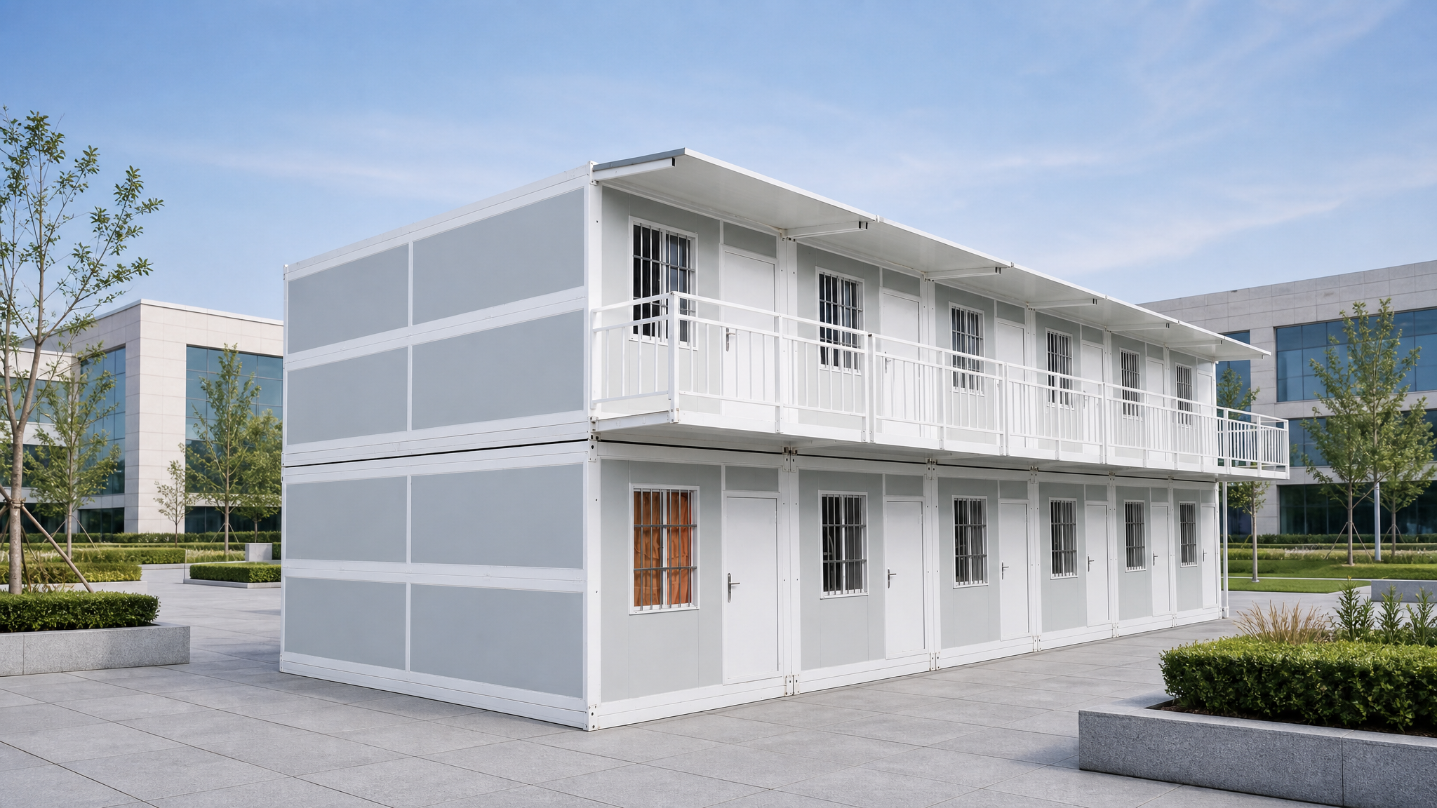带屋檐折叠房