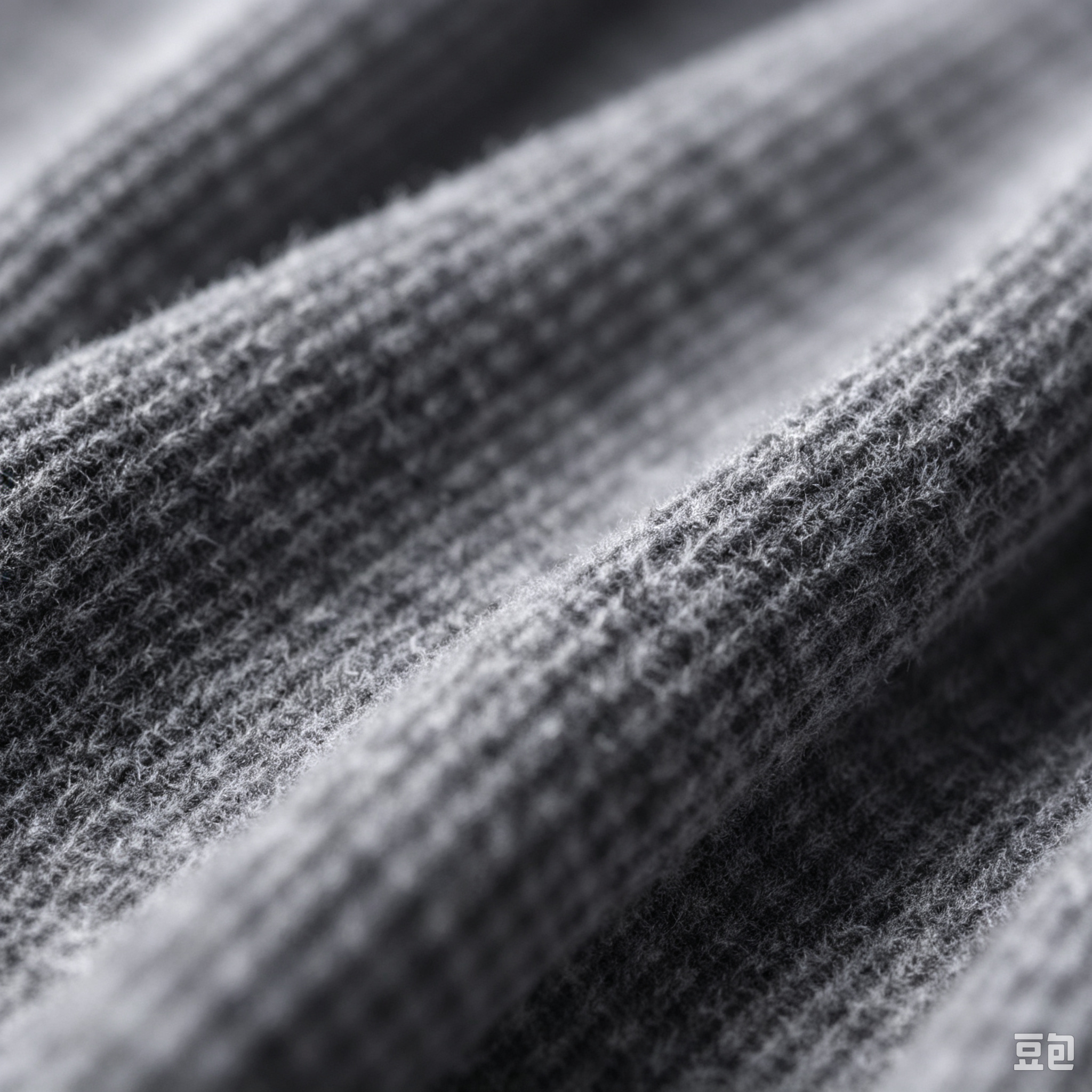 Ribbed knit fabric