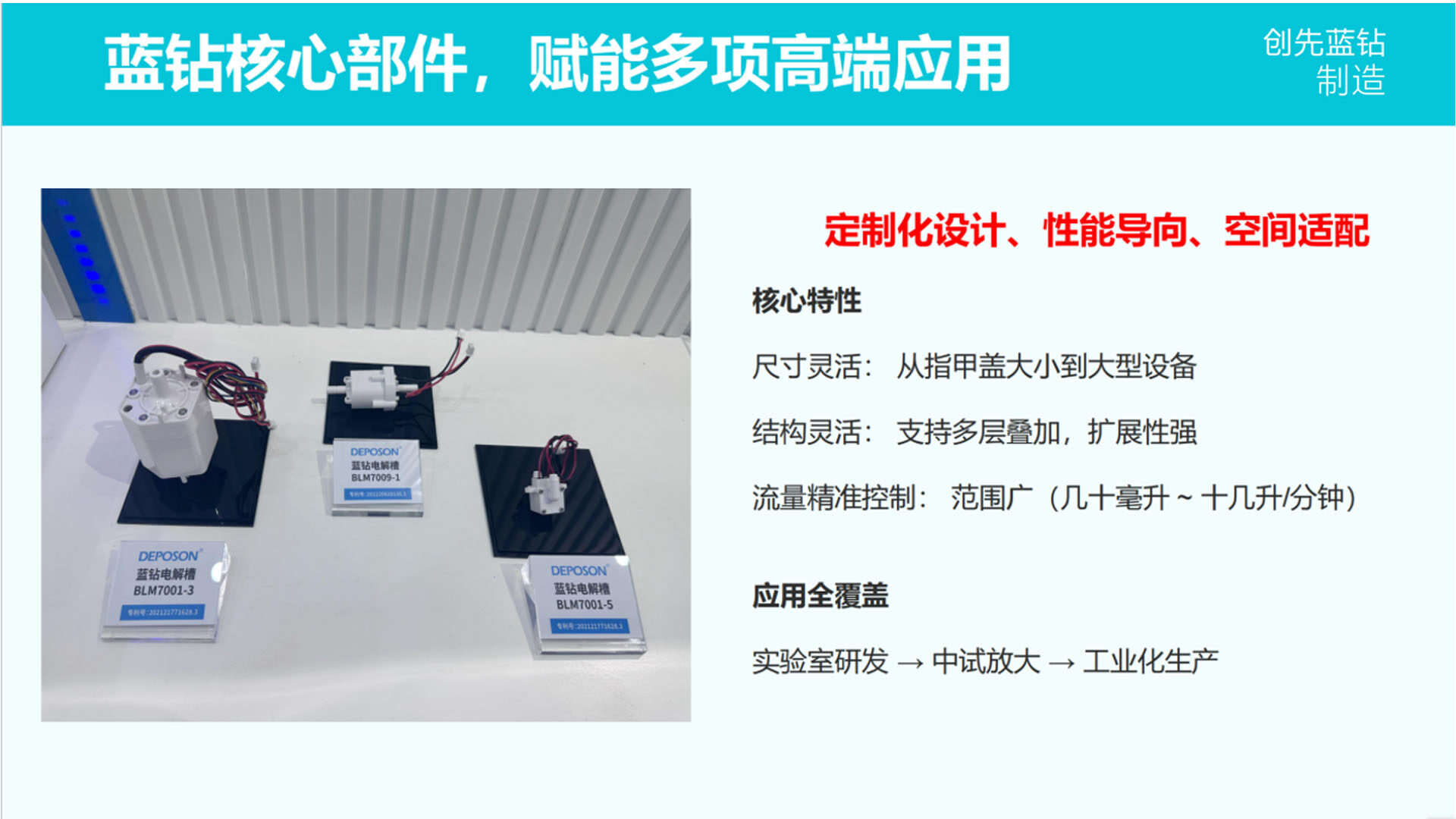蓝钻核心部件