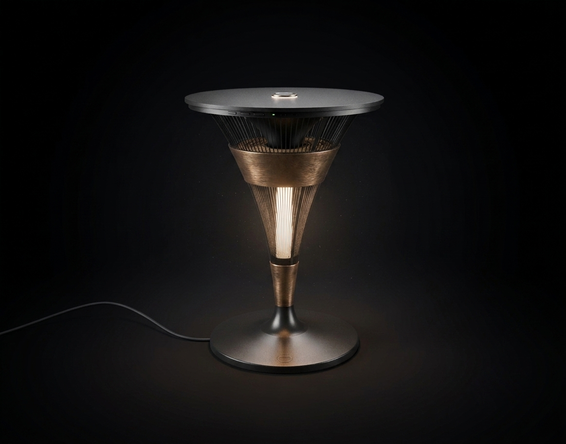 Designer Fan Table - Bronze Edition