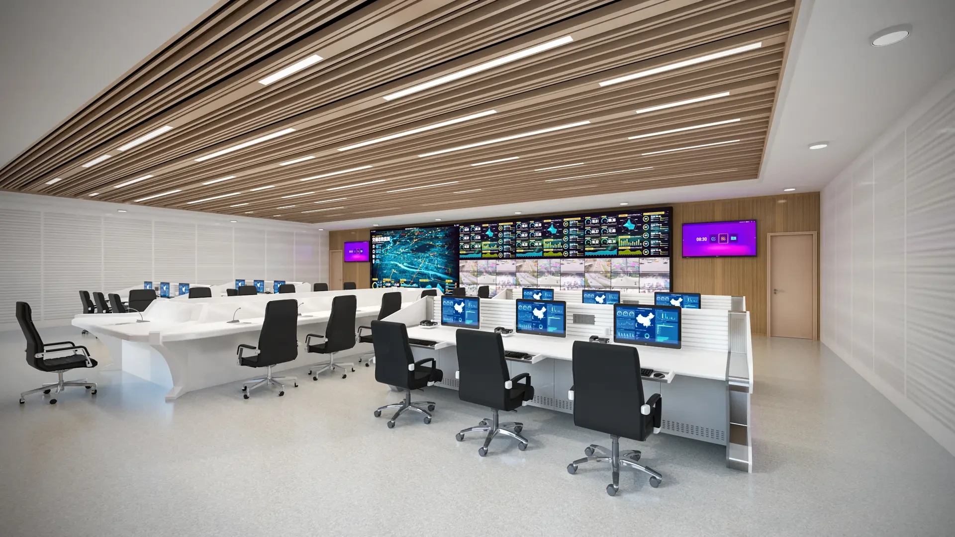 Smart Monitoring Command Center Visual Display Solution