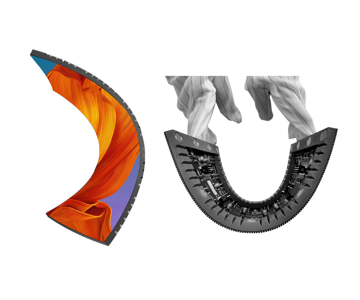 Flexible module for LED display screen