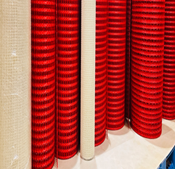 Epoxy-impregnated glass fiber mesh