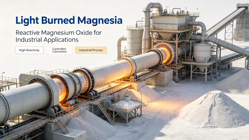 Light Burned Magnesia: Reactive Magnesium Oxide for Industrial Applications