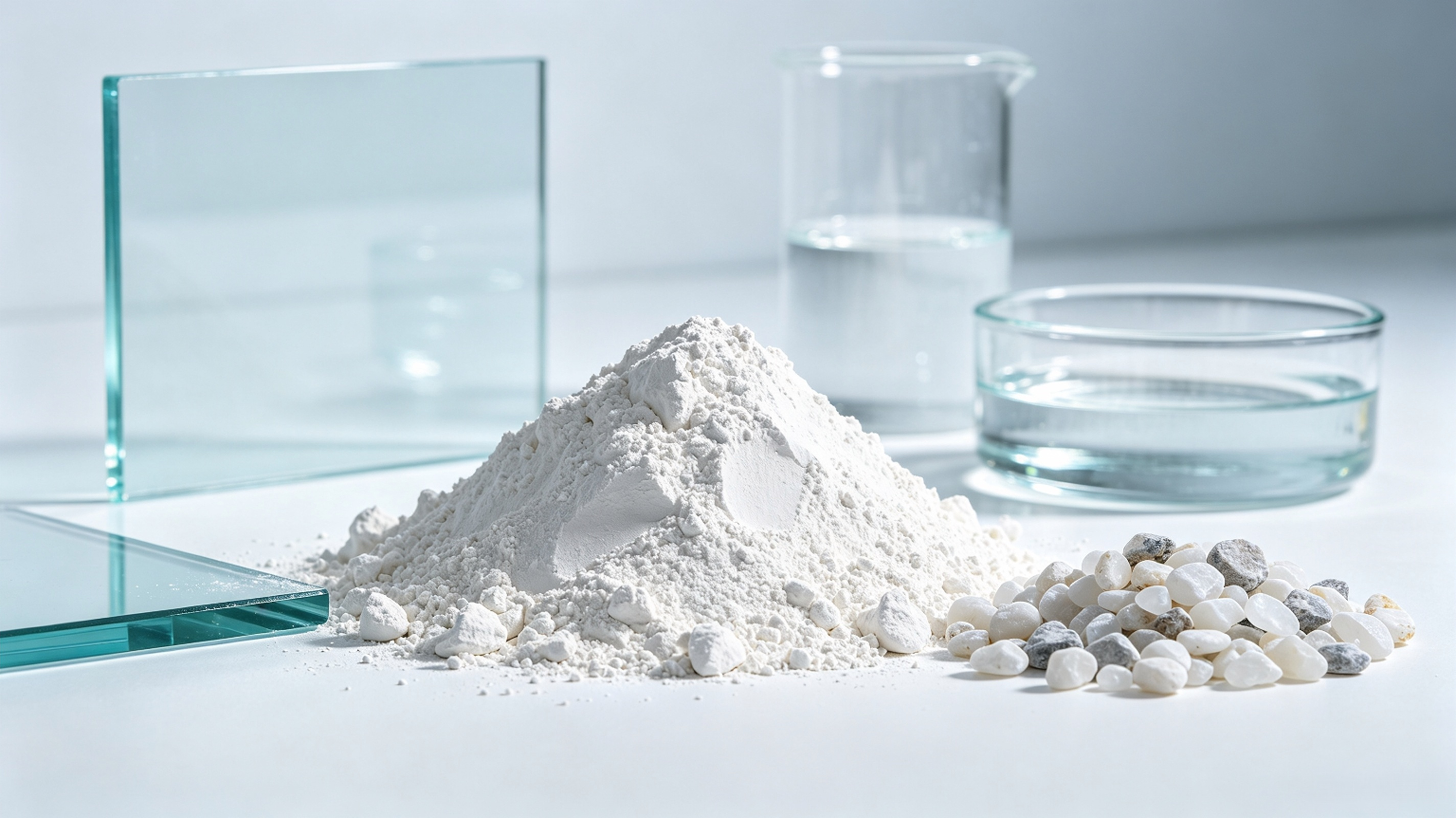 Dolomite Powder for Glass Production: CaO‑MgO Source to Optimize Glass Melting & Physical Properties