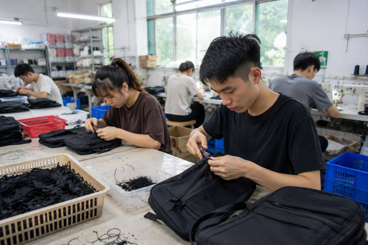 Quality Inspection in our bag factory