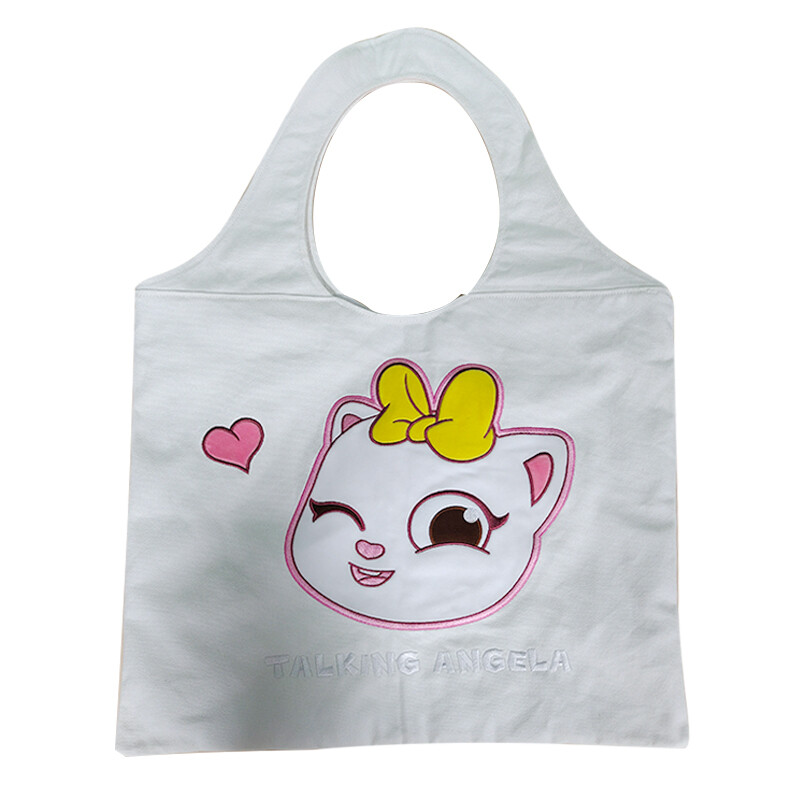 Character Print Foldable Tote