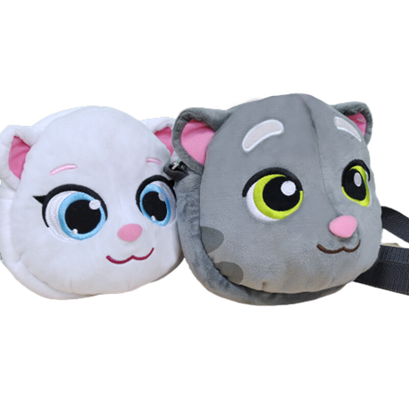 Plush Face Crossbody Pouch