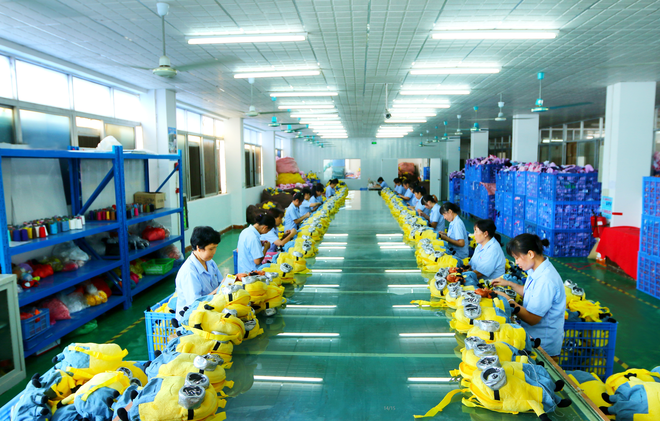 OEM plush toy production line