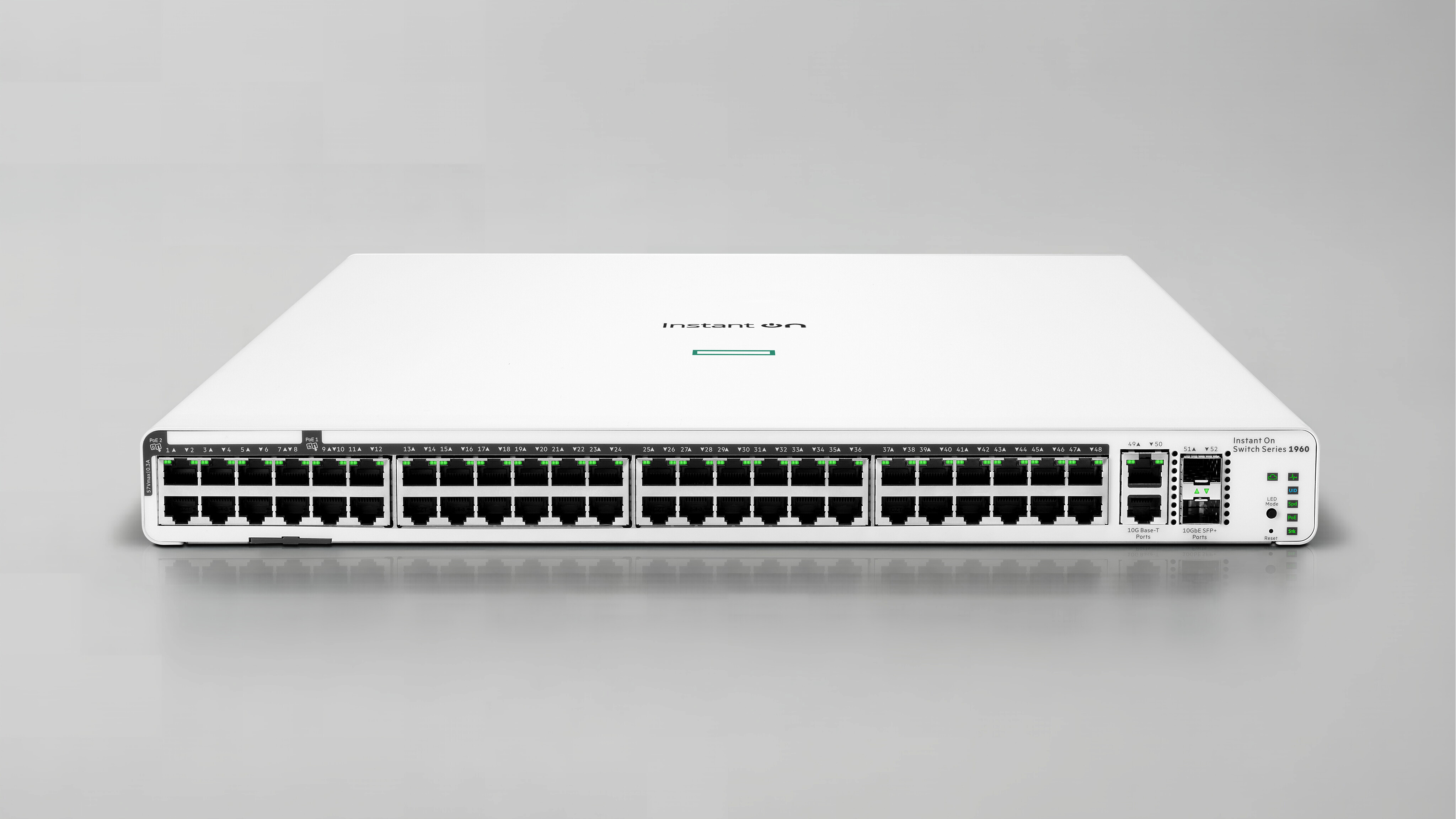 HPE Aruba Instant On 1960 Series JL809A 24-Port Gigabit PoE+ CL6, 2-Port 10GbE SFP+, 2-Port SFP+ Switch