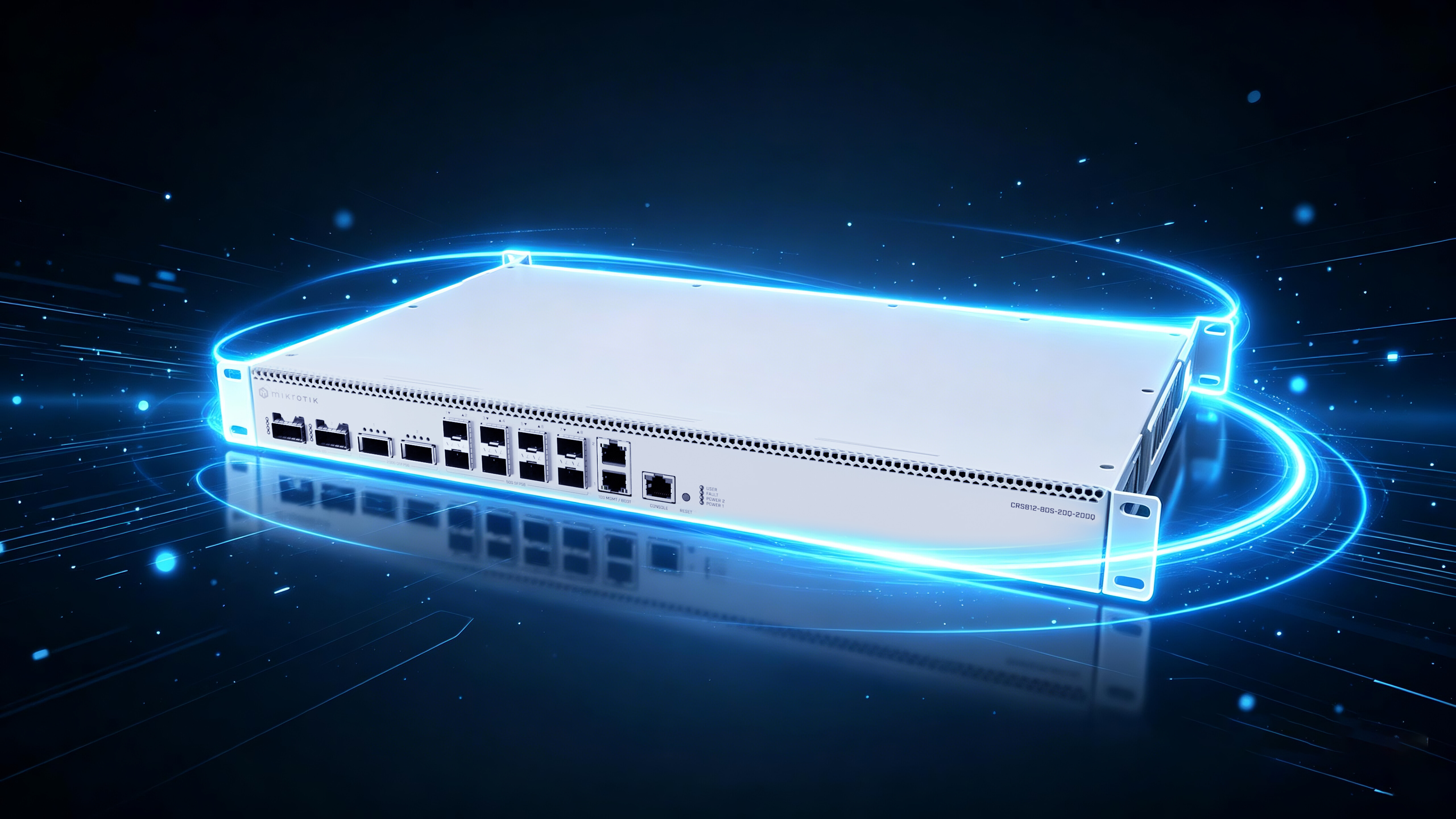 400G ultra-fast computing power upgrade! MikroTik's new CRS812 DDQ switch is now in stock