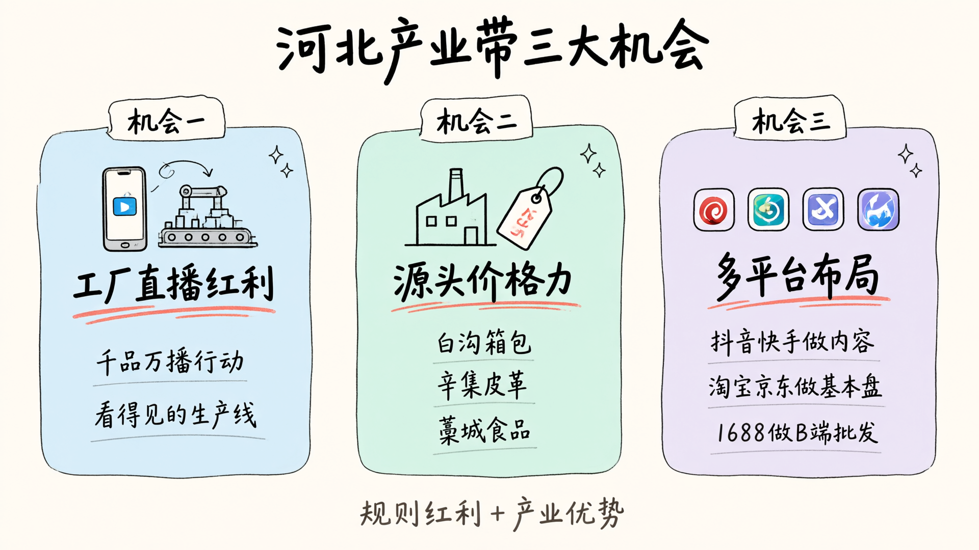 河北产业带商家的三大机会窗口