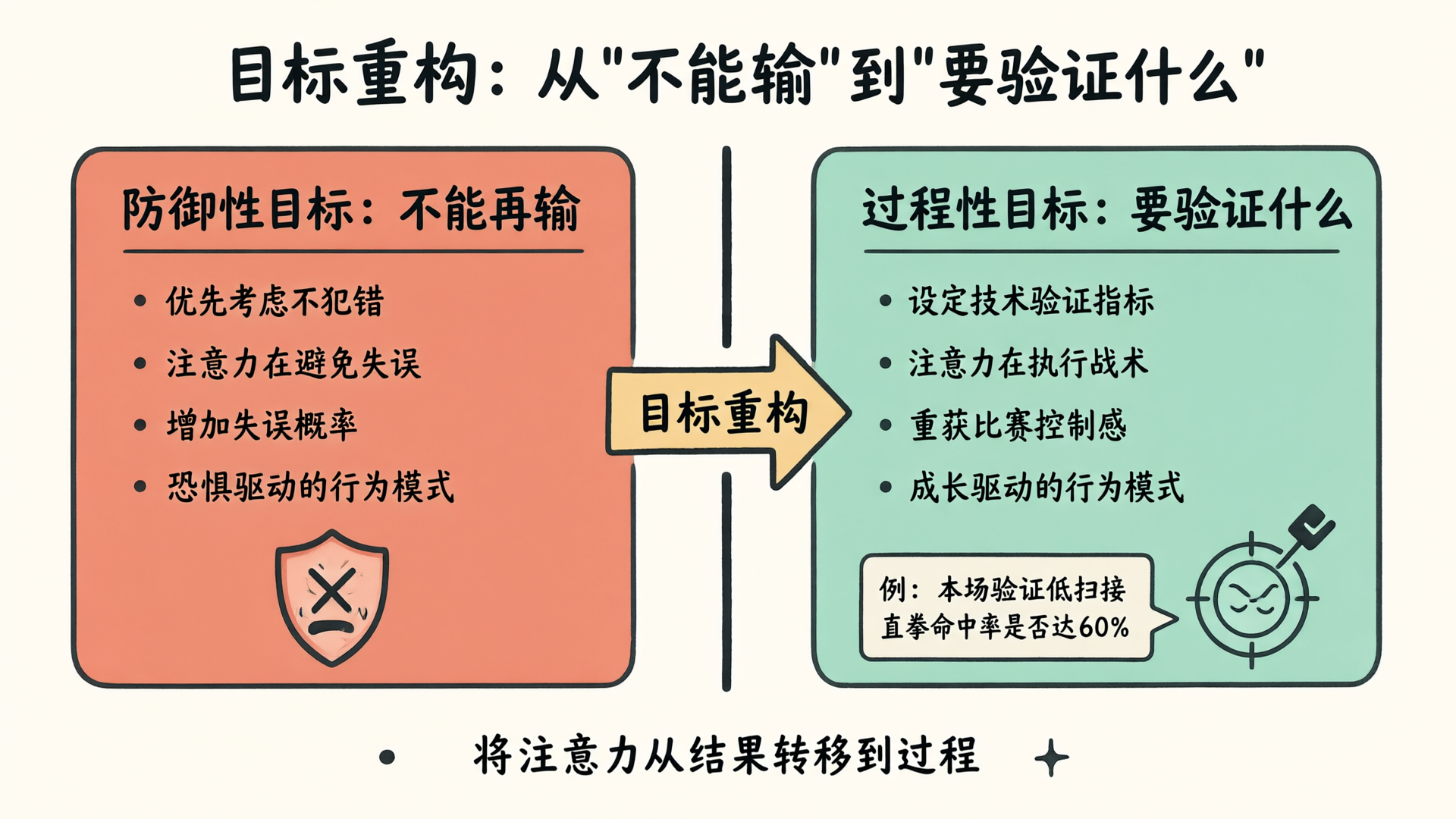 目标重构对比