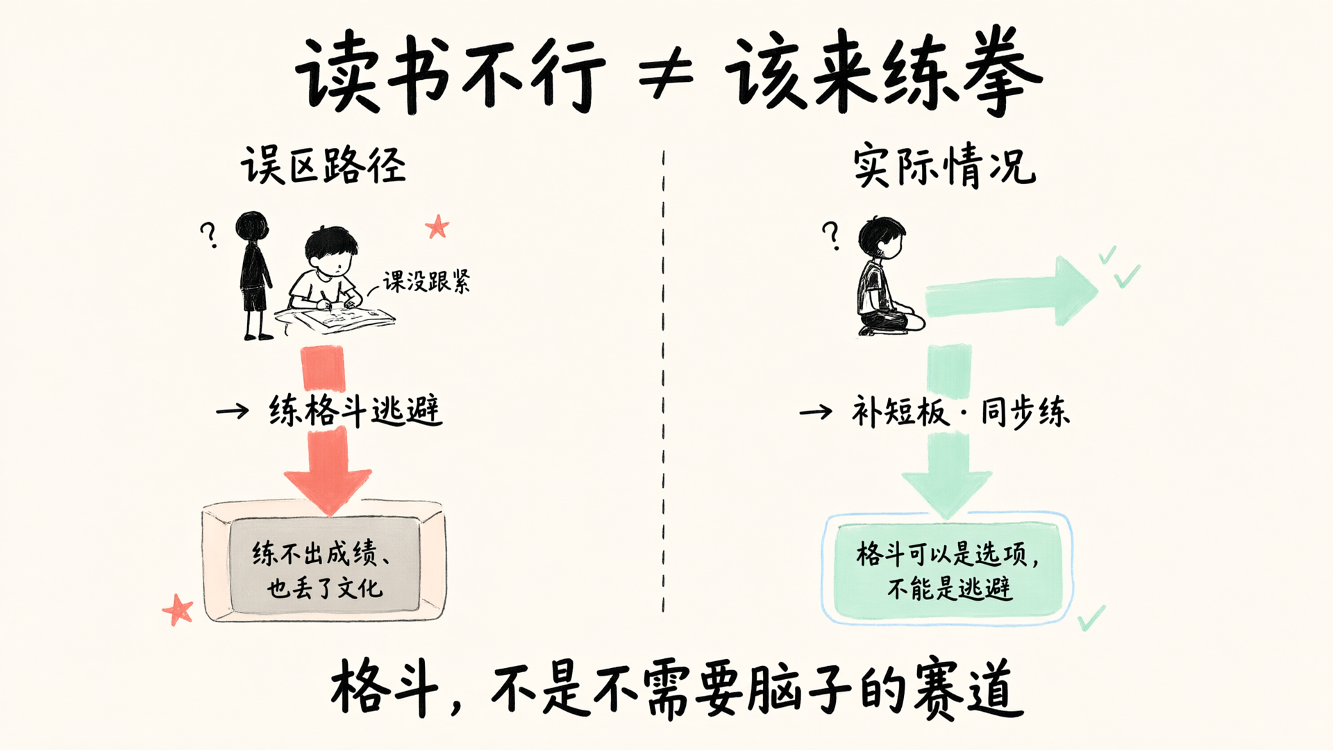 学历不高，练MMA是不是唯一的出路？